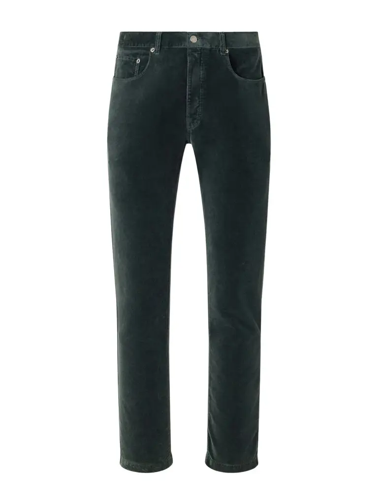 Massimo Alba Straight-Leg Cotton-Velvet Trousers - Men