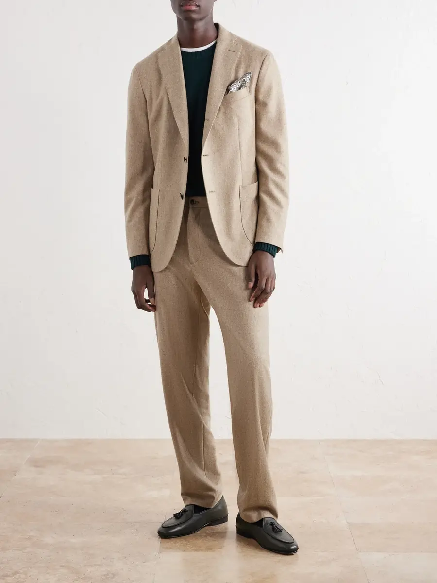 Boglioli Virgin Wool-Flannel Suit Jacket - Men | Thumbnail 2 Boglioli Virgin Wool-Flannel Suit Jacket - Men | Thumbnail 2