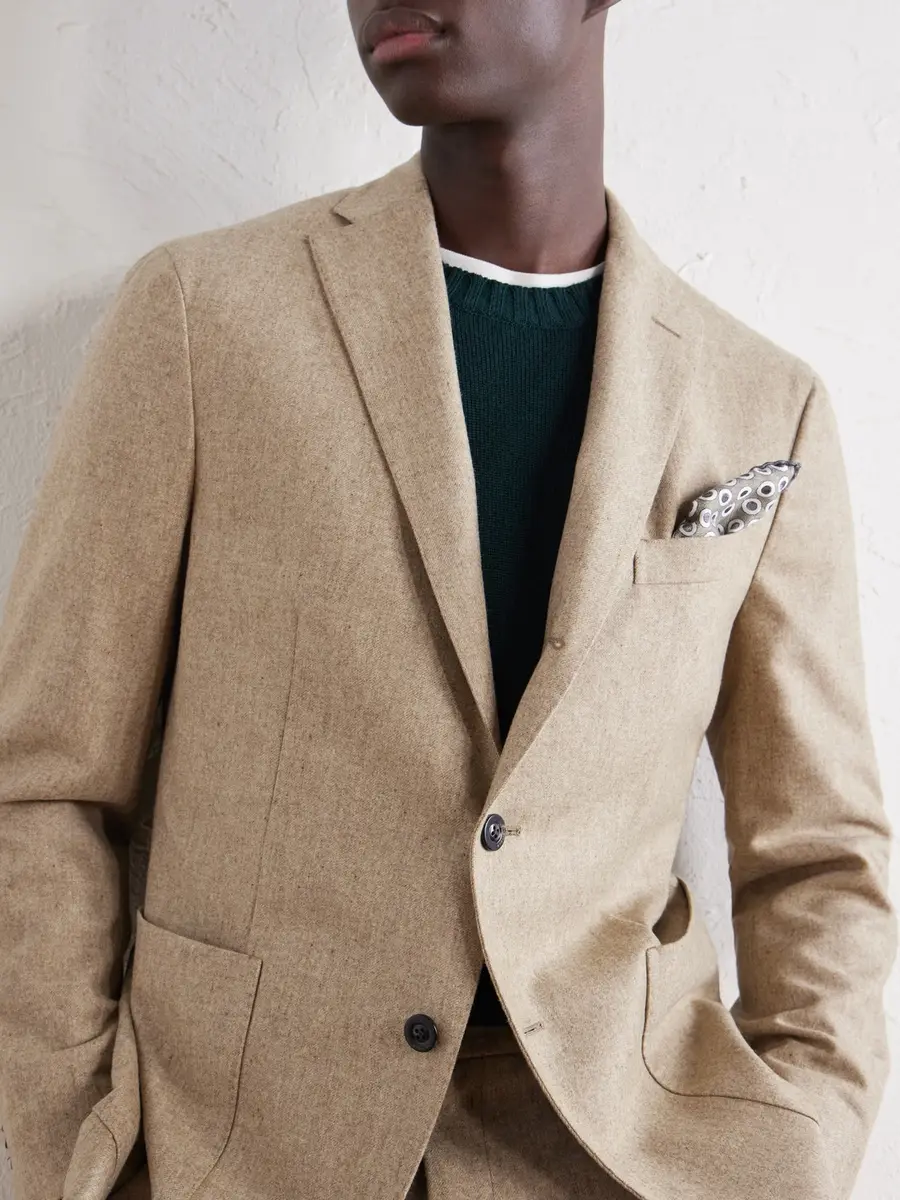 Boglioli Virgin Wool-Flannel Suit Jacket - Men | Thumbnail 5 Boglioli Virgin Wool-Flannel Suit Jacket - Men | Thumbnail 5