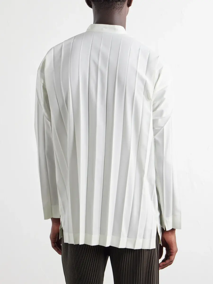 Homme Plissé Issey Miyake Edge Pleated Shirt - Men | Thumbnail 4 Homme Plissé Issey Miyake Edge Pleated Shirt - Men | Thumbnail 4