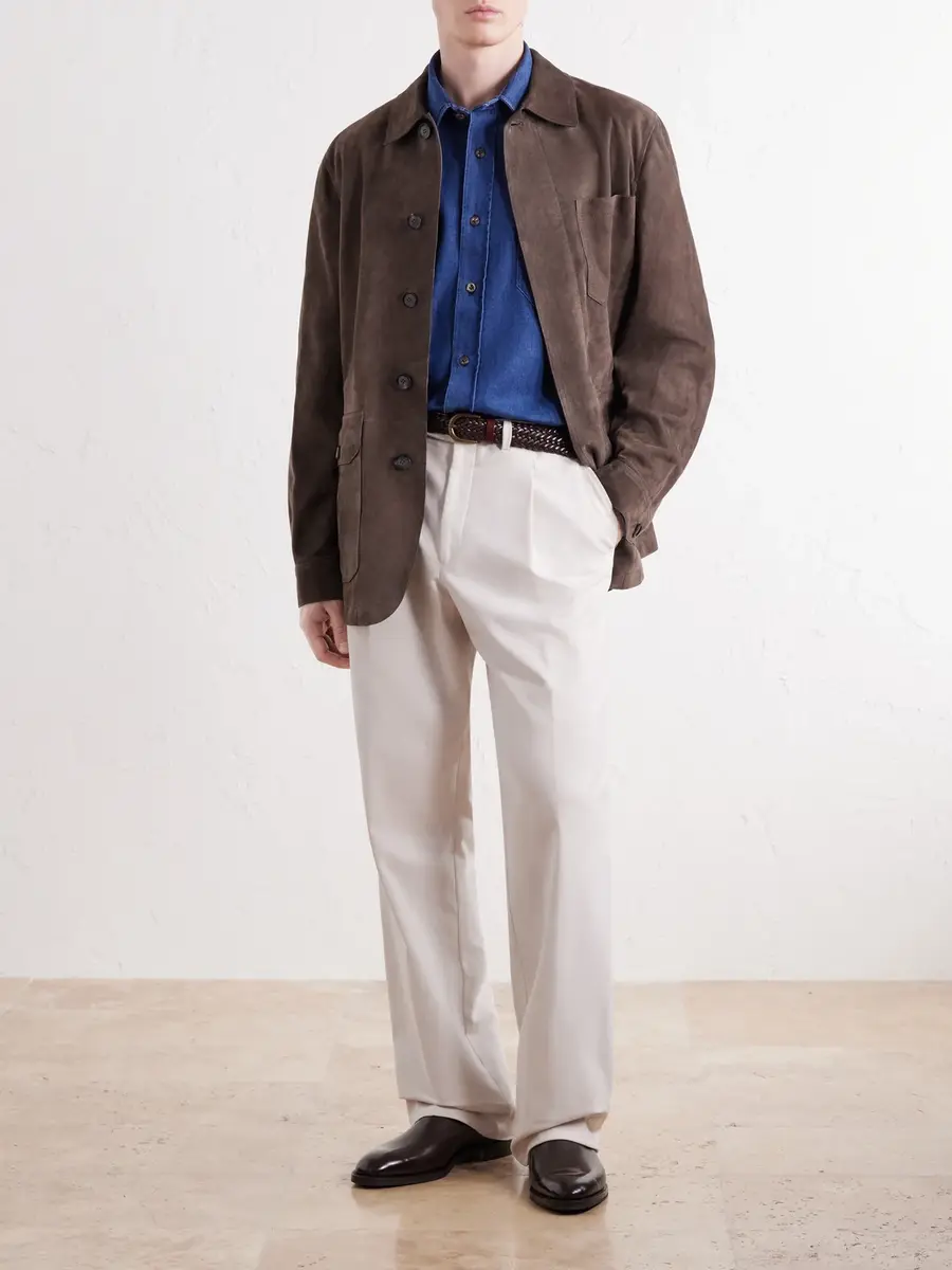 Rubinacci Denim Shirt - Men | Thumbnail 2 Rubinacci Denim Shirt - Men | Thumbnail 2