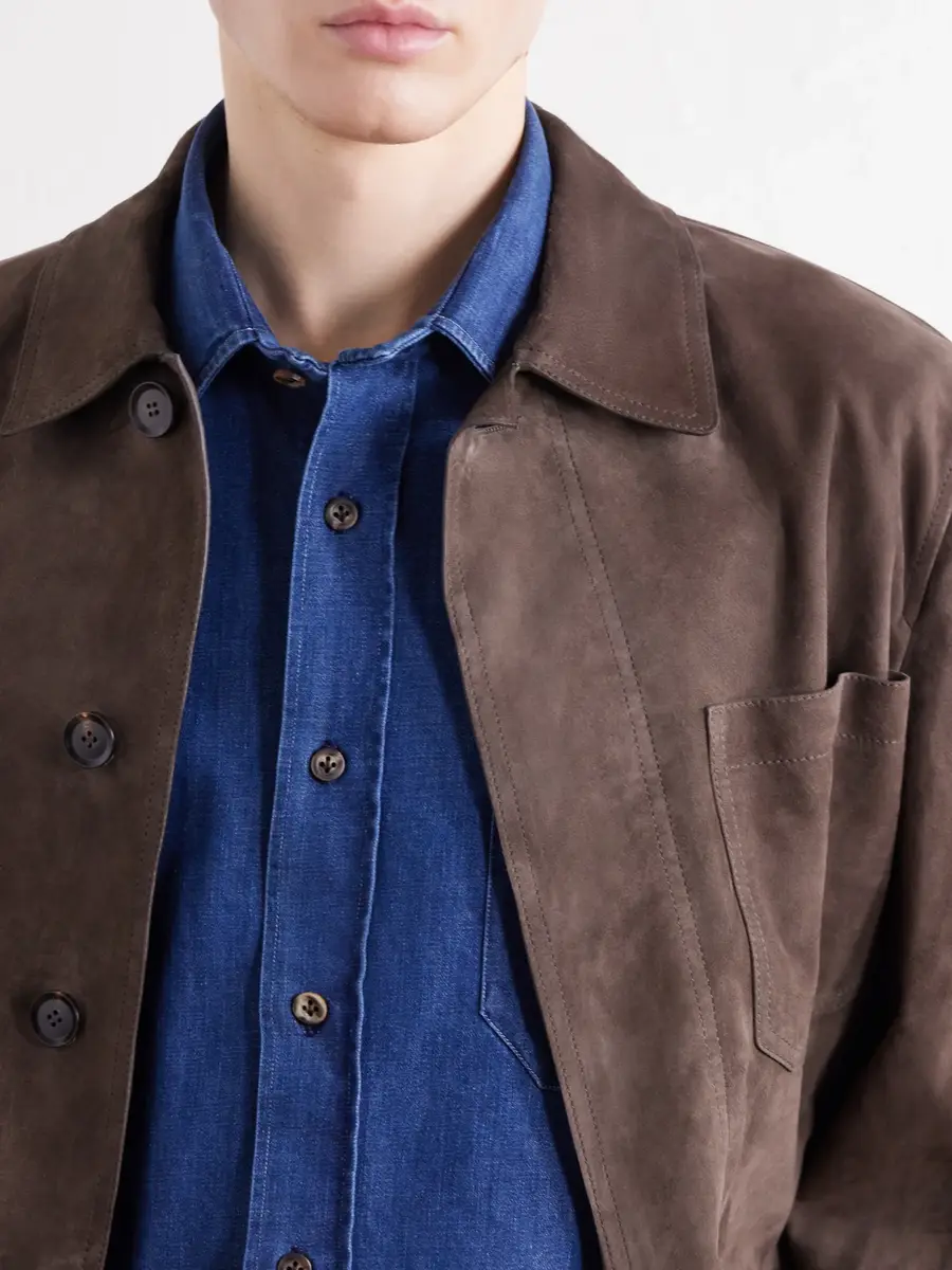 Rubinacci Denim Shirt - Men | Thumbnail 5 Rubinacci Denim Shirt - Men | Thumbnail 5