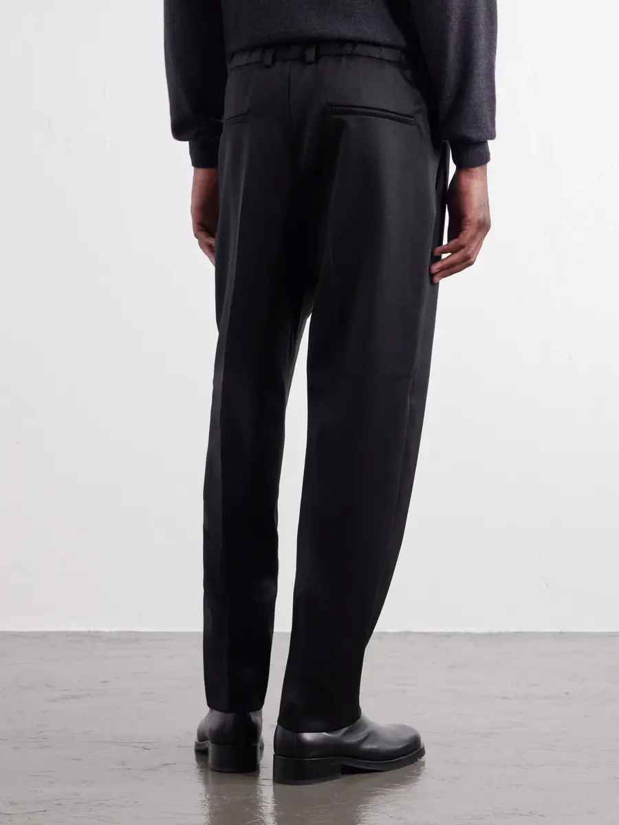 Willy Chavarria Tapered Wool-Blend Twill Trousers - Men | Thumbnail 4 Willy Chavarria Tapered Wool-Blend Twill Trousers - Men | Thumbnail 4