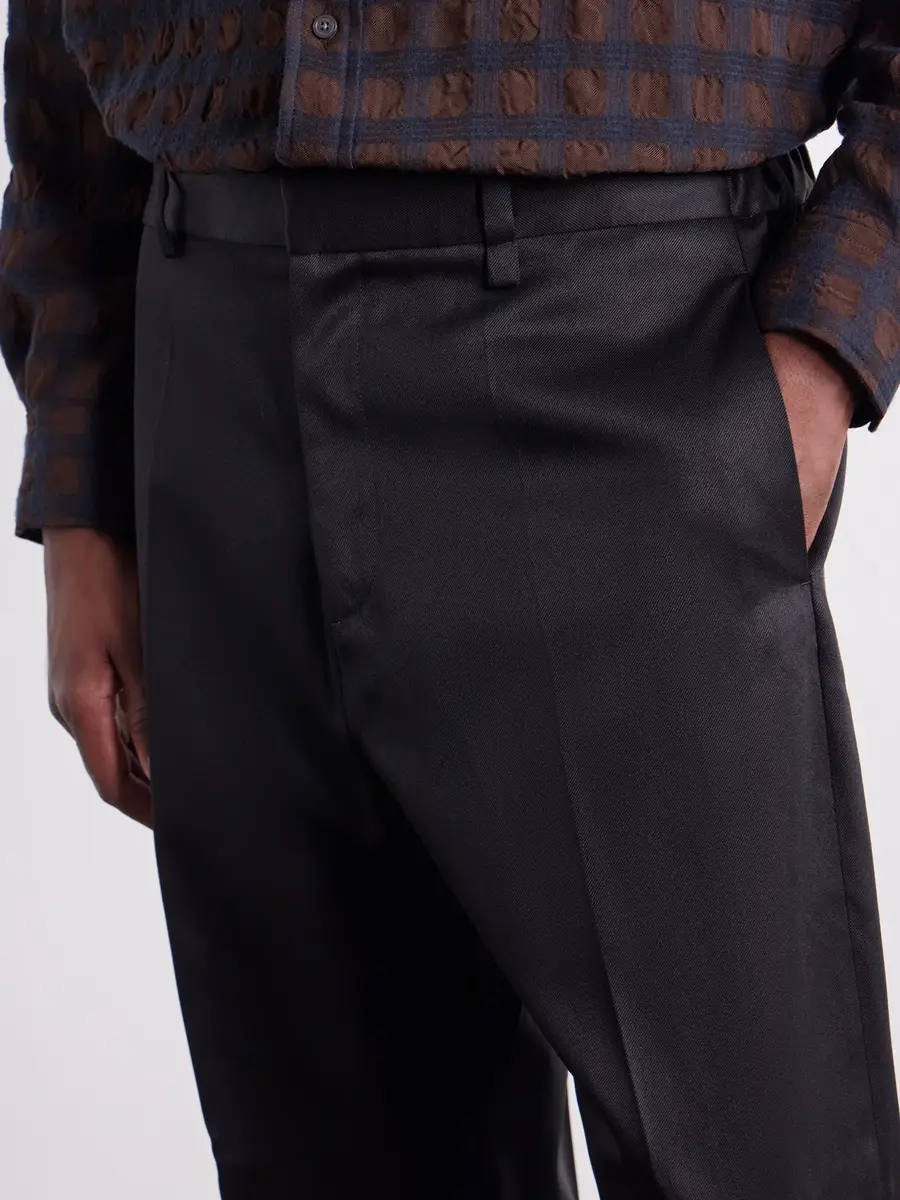 Willy Chavarria Tapered Wool-Blend Twill Trousers - Men | Thumbnail 5 Willy Chavarria Tapered Wool-Blend Twill Trousers - Men | Thumbnail 5