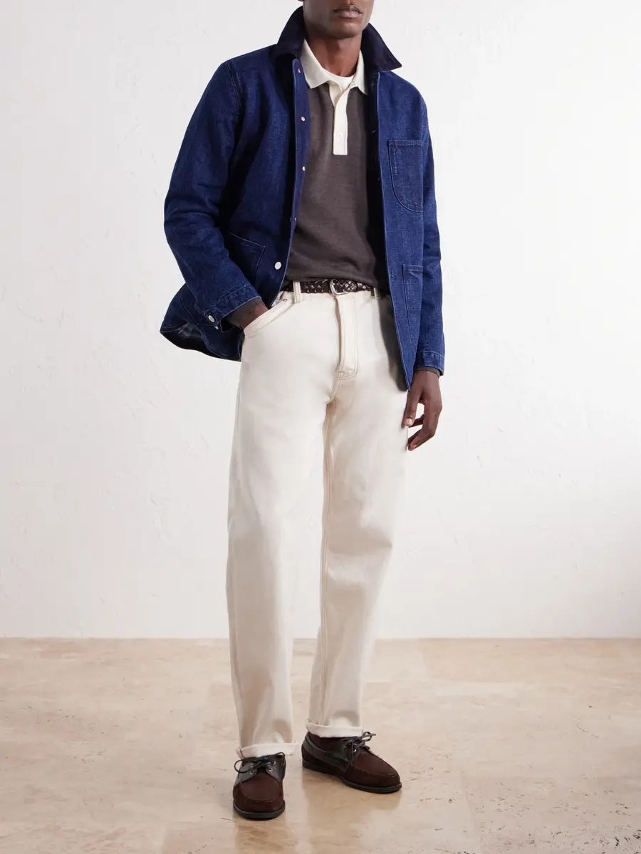 Drake's Merino Wool-Jersey Polo Shirt - Men | Thumbnail 2 Drake's Merino Wool-Jersey Polo Shirt - Men | Thumbnail 2