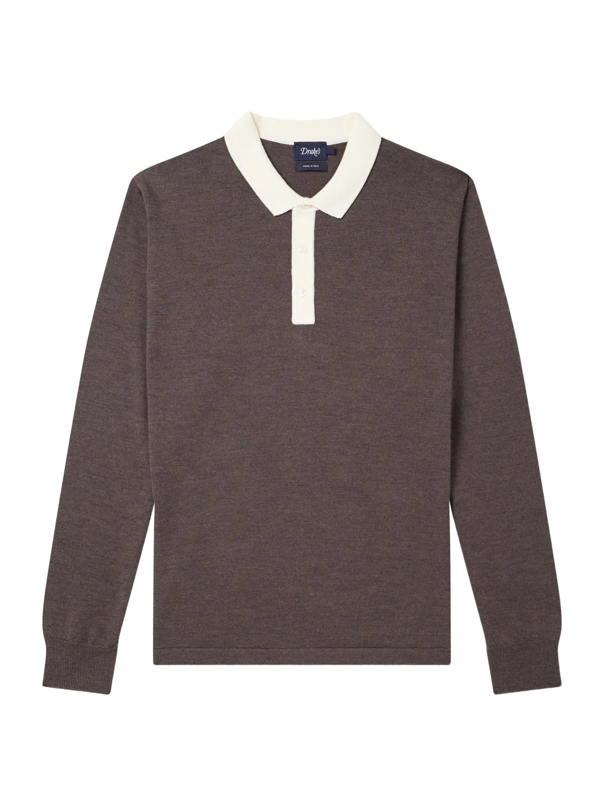 Drake's Merino Wool-Jersey Polo Shirt - Men