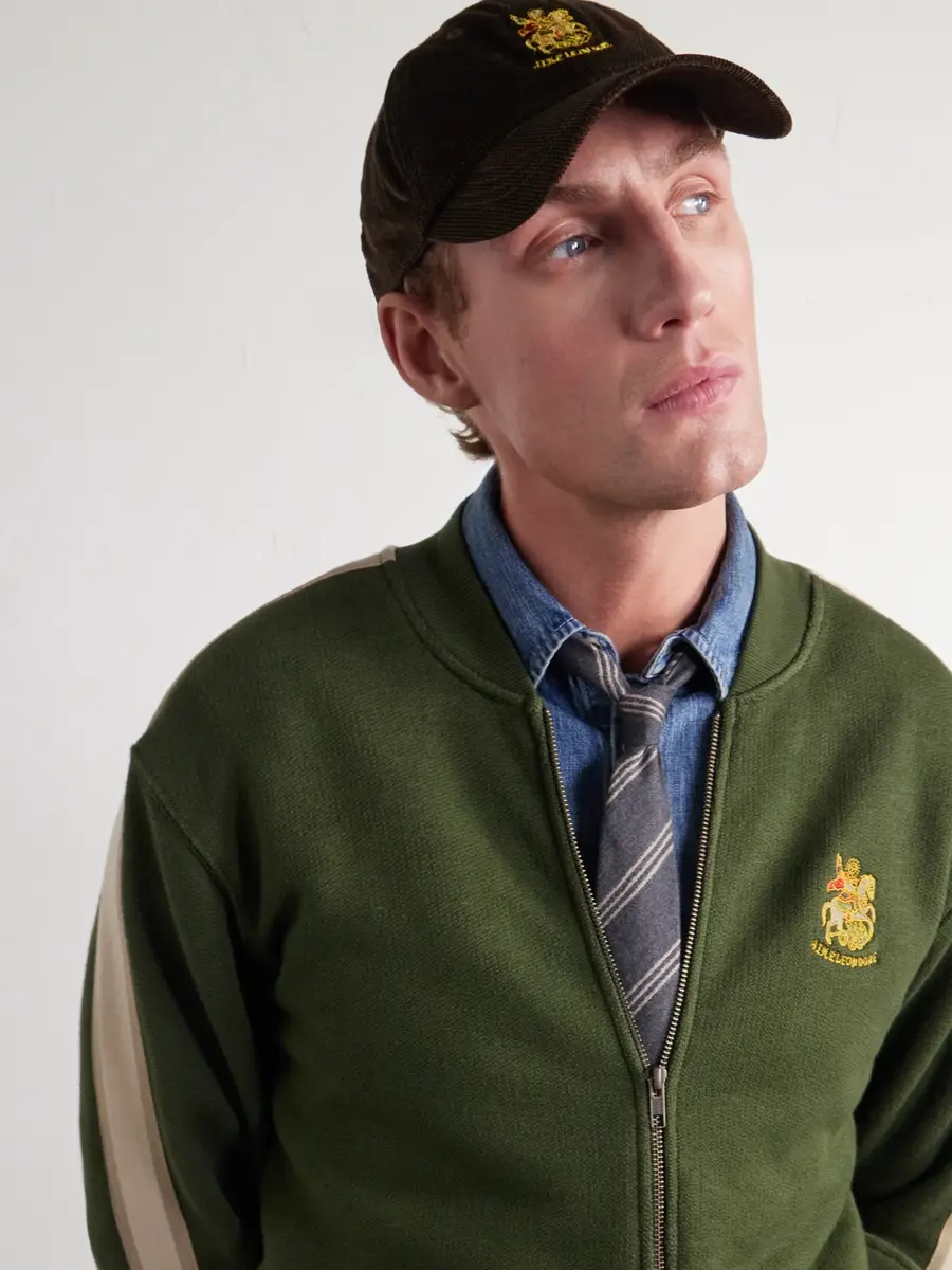 Aimé Leon Dore St. George Logo-Embroidered Cotton-Dobby Corduroy Cap - Men | Thumbnail 3 Aimé Leon Dore St. George Logo-Embroidered Cotton-Dobby Corduroy Cap - Men | Thumbnail 3
