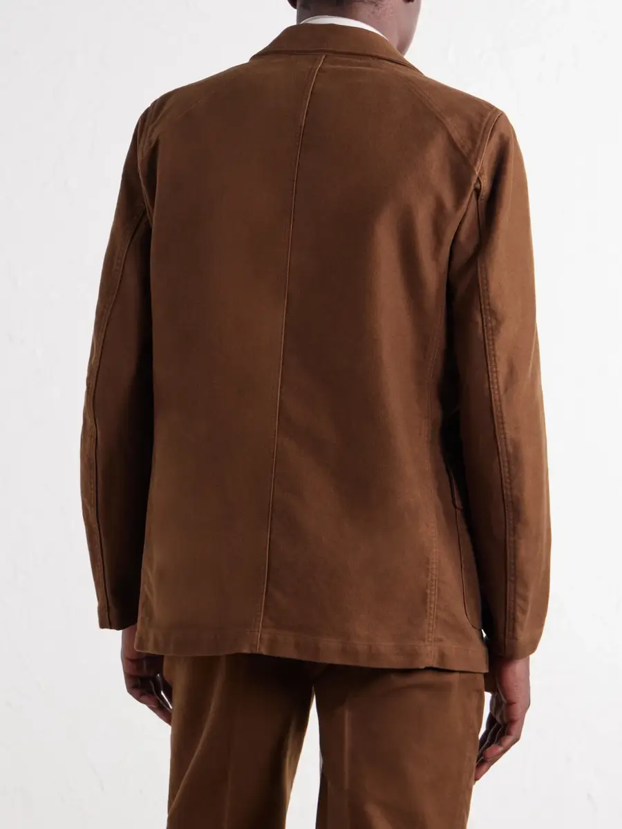 Drake's Mk. IV Cotton-Moleskin Blazer - Men | Thumbnail 4 Drake's Mk. IV Cotton-Moleskin Blazer - Men | Thumbnail 4