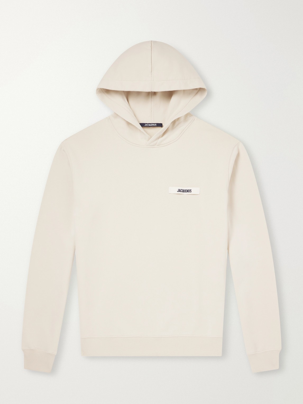 Jacquemus Logo-Appliquéd Cotton-Jersey Hoodie - Men