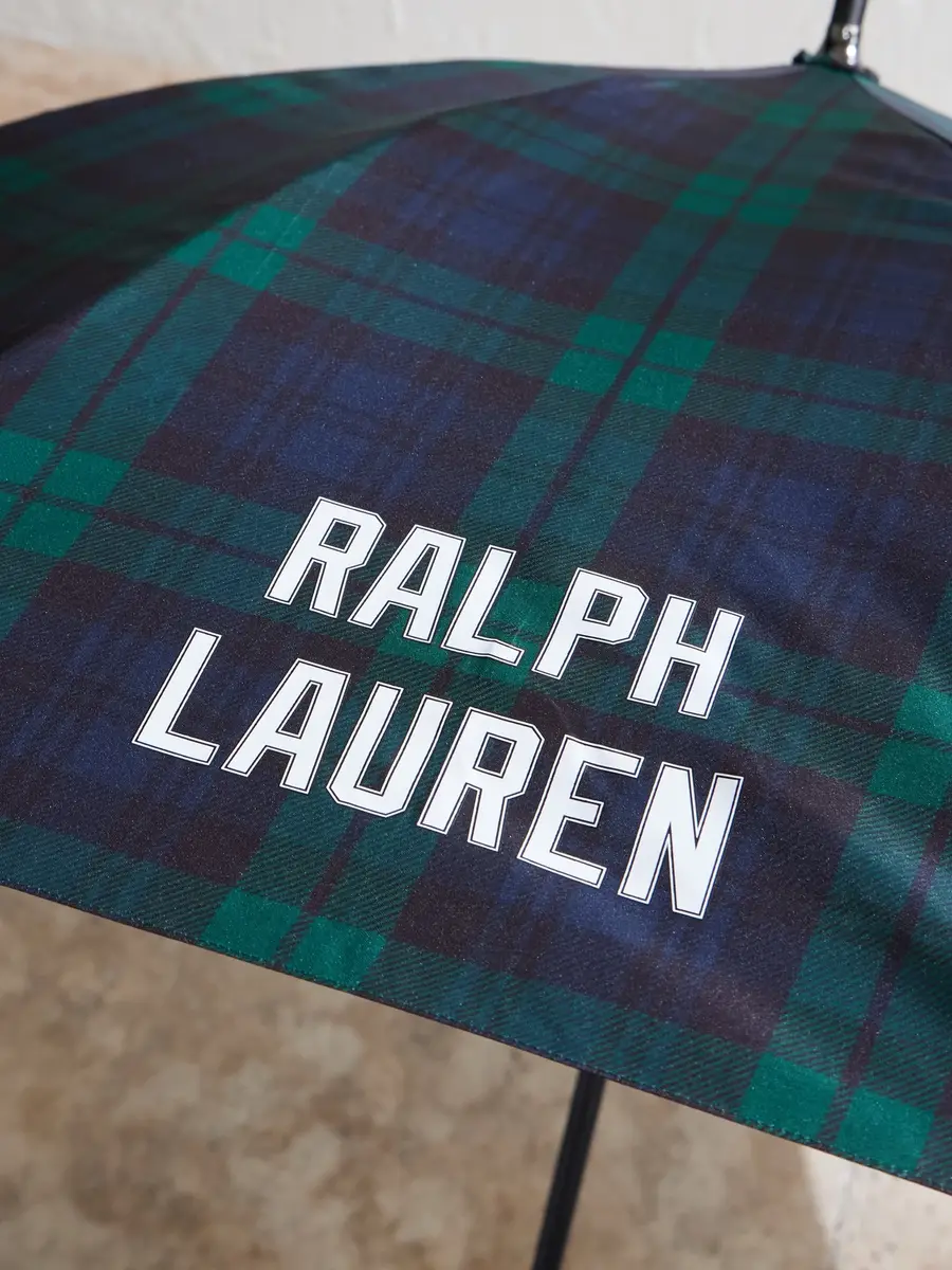 Ralph Lauren Home MLB Logo-Appliquéd Checked Shell Umbrella - Men | Thumbnail 3 Ralph Lauren Home MLB Logo-Appliquéd Checked Shell Umbrella - Men | Thumbnail 3