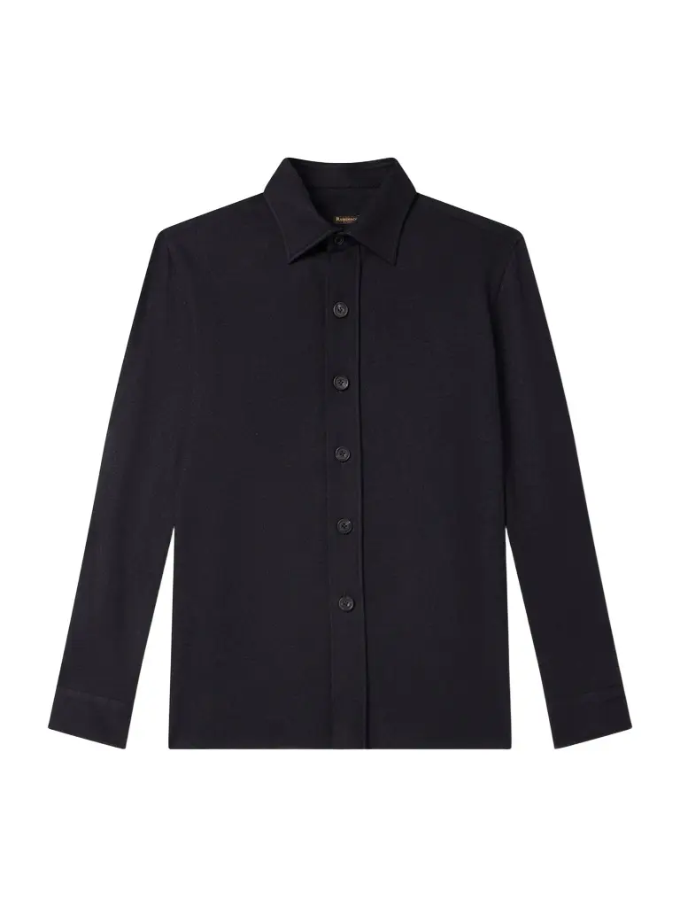 Rubinacci Blanket Cashmere-Blend Jersey Shirt - Men