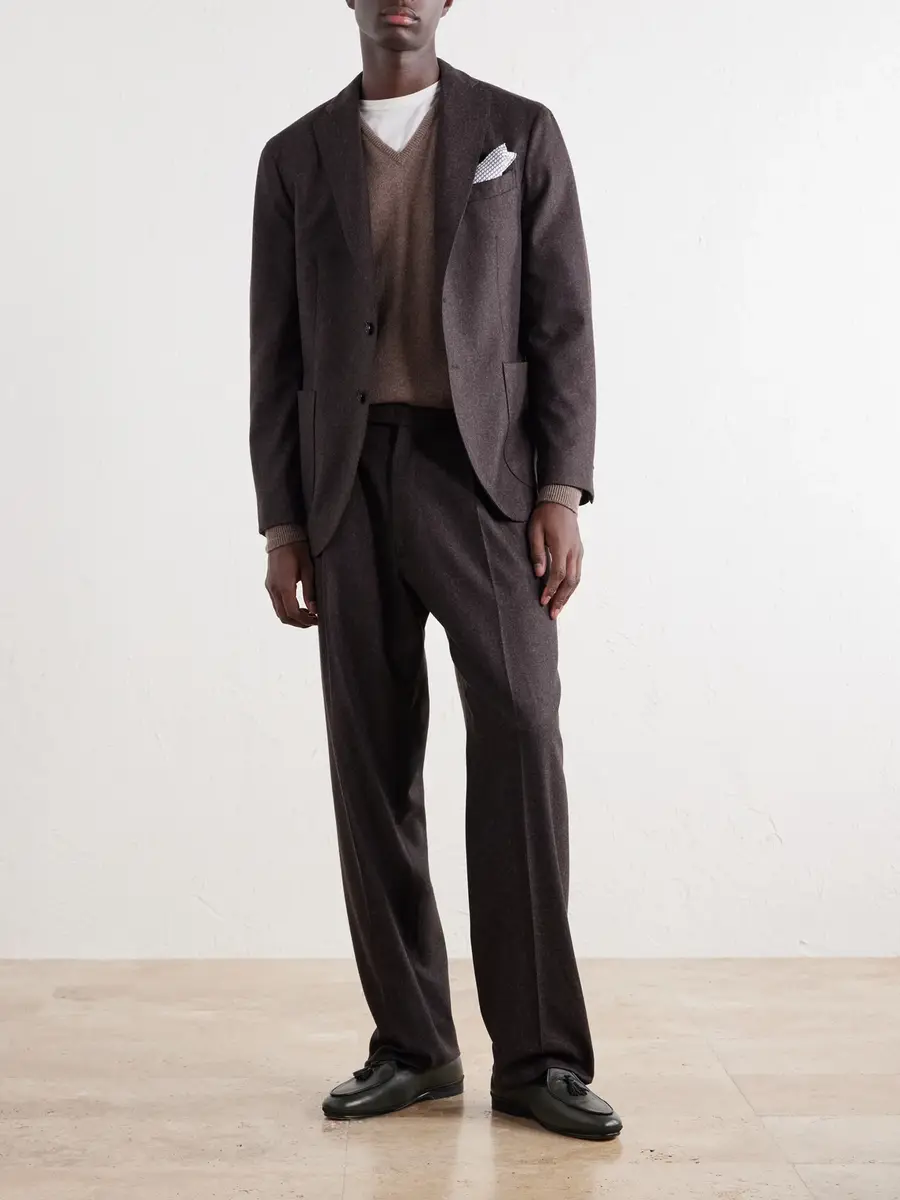Boglioli Virgin Wool-Flannel Suit Jacket - Men | Thumbnail 2 Boglioli Virgin Wool-Flannel Suit Jacket - Men | Thumbnail 2