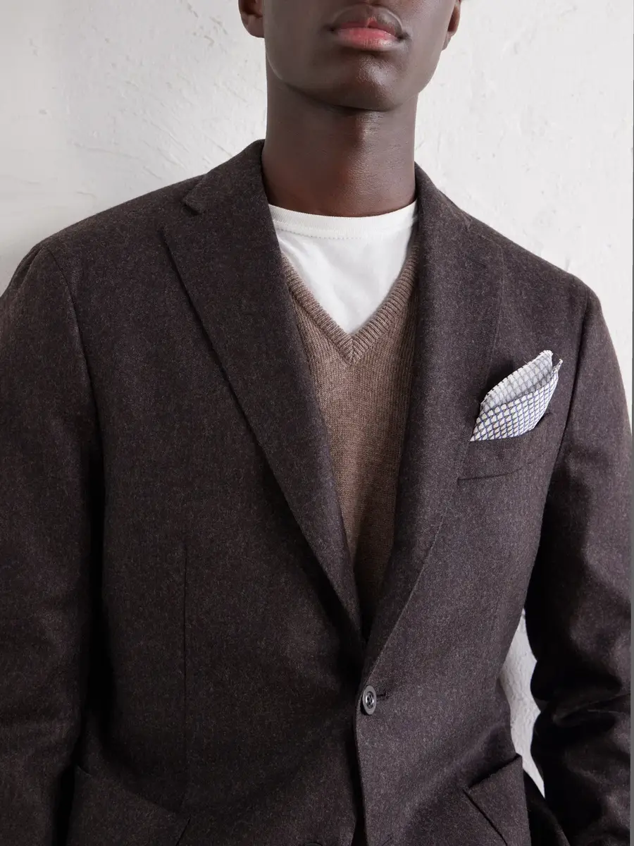 Boglioli Virgin Wool-Flannel Suit Jacket - Men | Thumbnail 5 Boglioli Virgin Wool-Flannel Suit Jacket - Men | Thumbnail 5