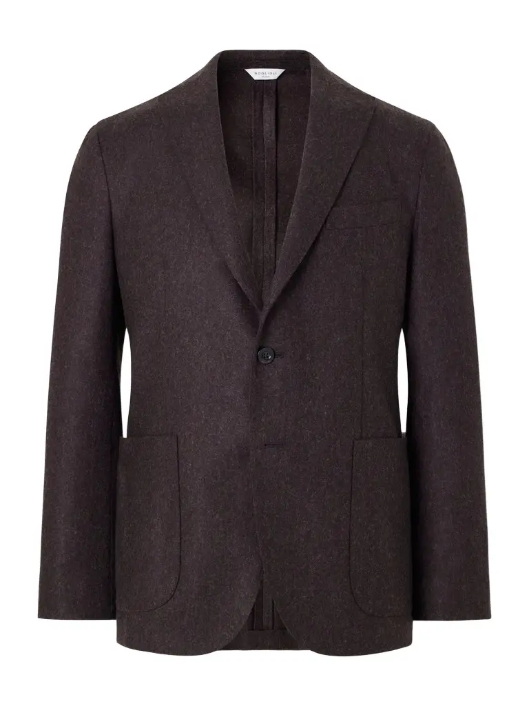 Boglioli Virgin Wool-Flannel Suit Jacket - Men
