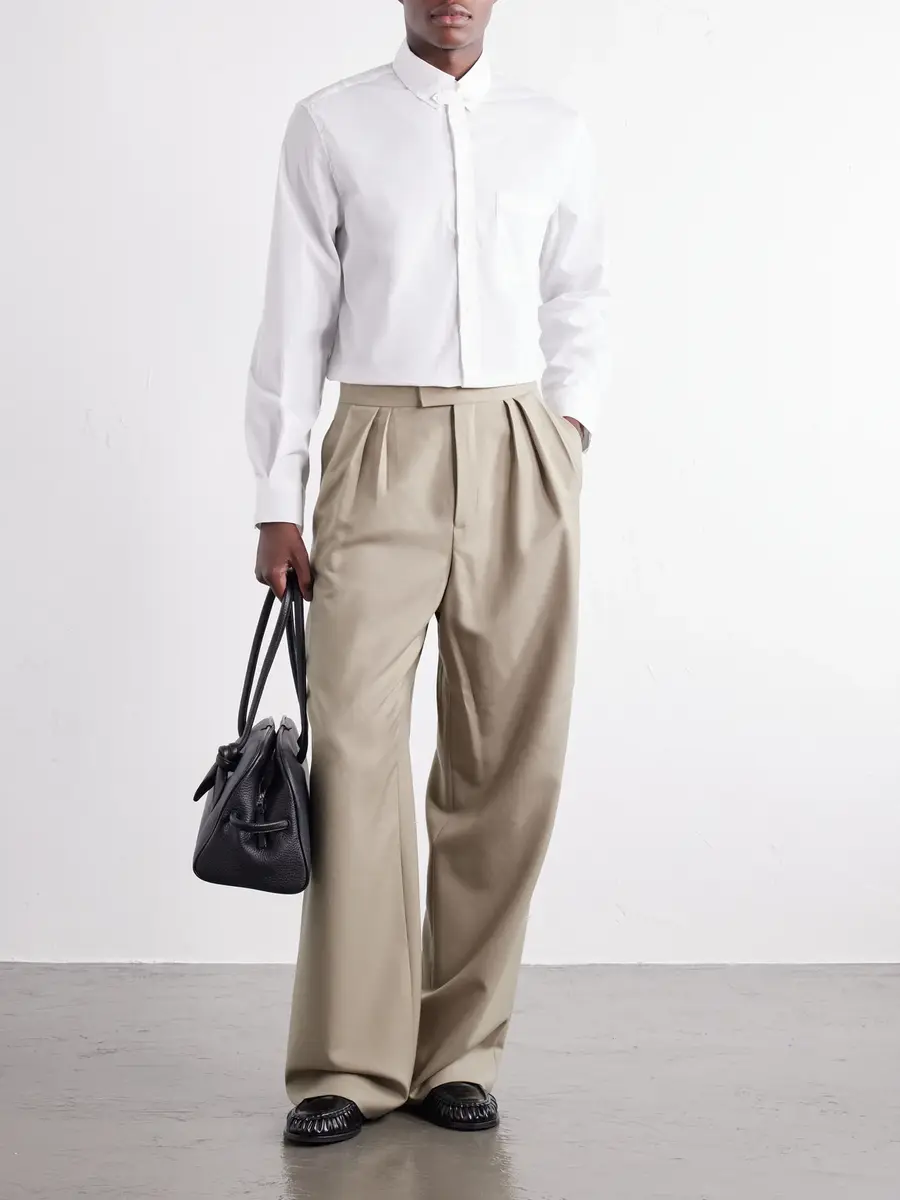 Jacquemus Tailleur Button-Down Collar Stretch-Cotton Poplin Shirt - Men | Thumbnail 2 Jacquemus Tailleur Button-Down Collar Stretch-Cotton Poplin Shirt - Men | Thumbnail 2