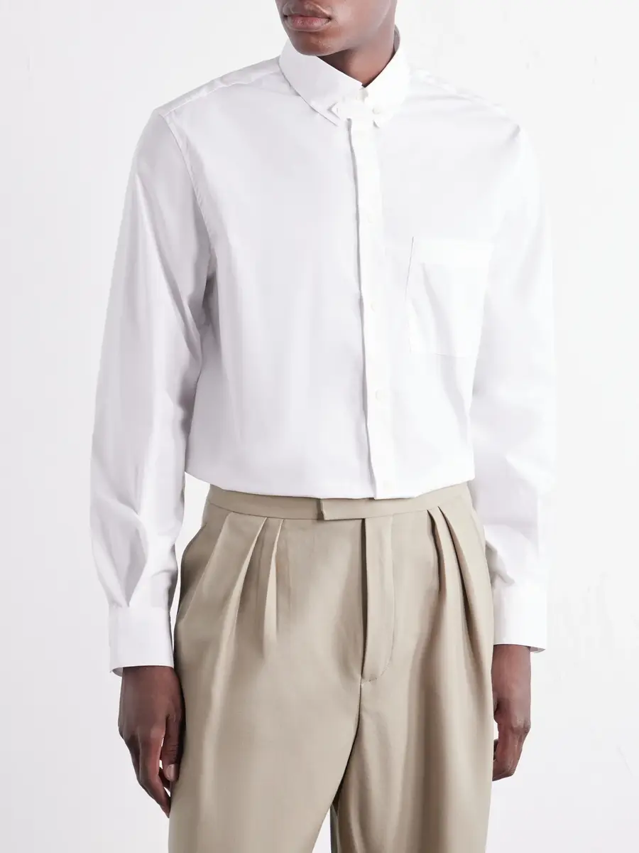 Jacquemus Tailleur Button-Down Collar Stretch-Cotton Poplin Shirt - Men | Thumbnail 3 Jacquemus Tailleur Button-Down Collar Stretch-Cotton Poplin Shirt - Men | Thumbnail 3