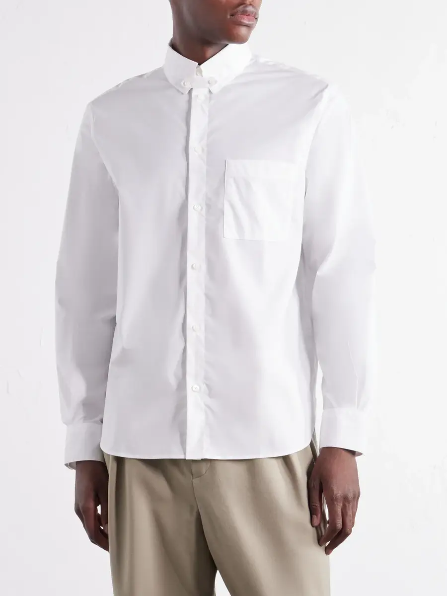 Jacquemus Tailleur Button-Down Collar Stretch-Cotton Poplin Shirt - Men | Thumbnail 5 Jacquemus Tailleur Button-Down Collar Stretch-Cotton Poplin Shirt - Men | Thumbnail 5