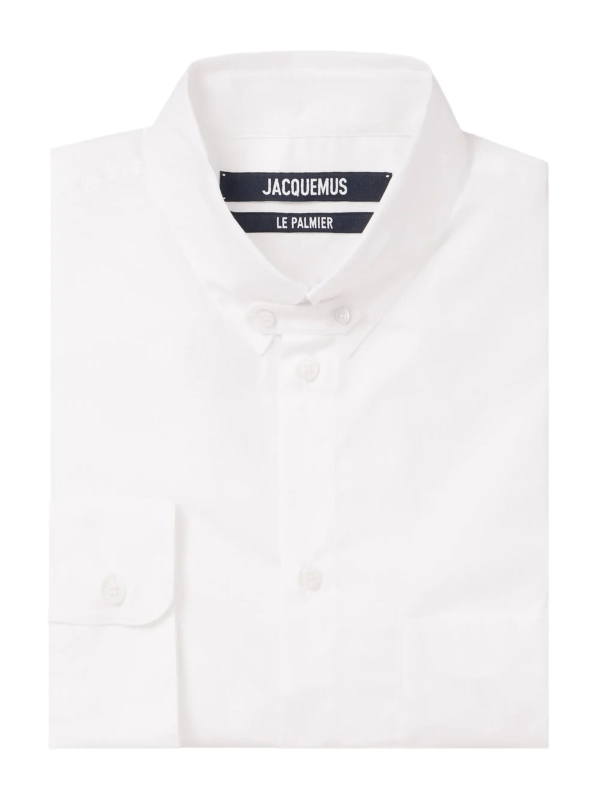 Jacquemus Tailleur Button-Down Collar Stretch-Cotton Poplin Shirt - Men