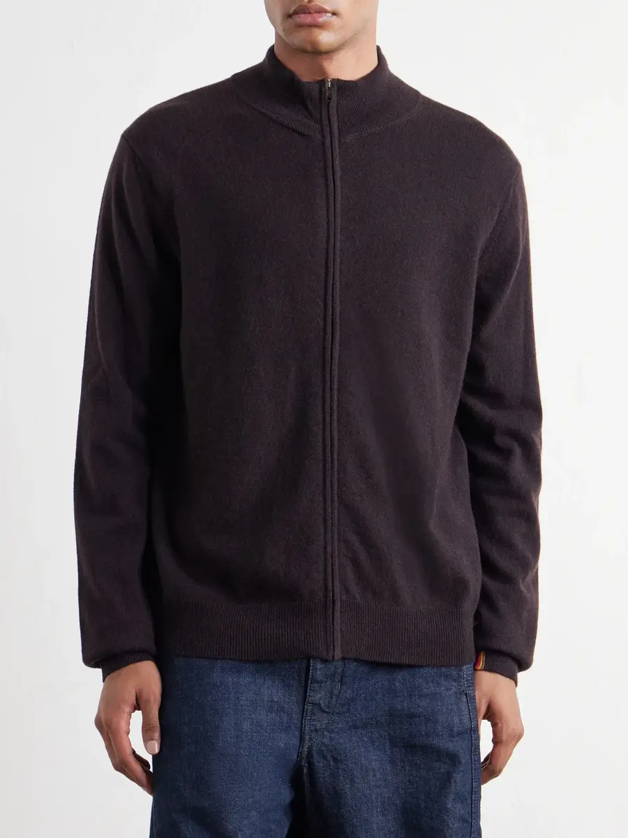 Paul Smith Cashmere Zip-Up Cardigan - Men | Thumbnail 3 Paul Smith Cashmere Zip-Up Cardigan - Men | Thumbnail 3