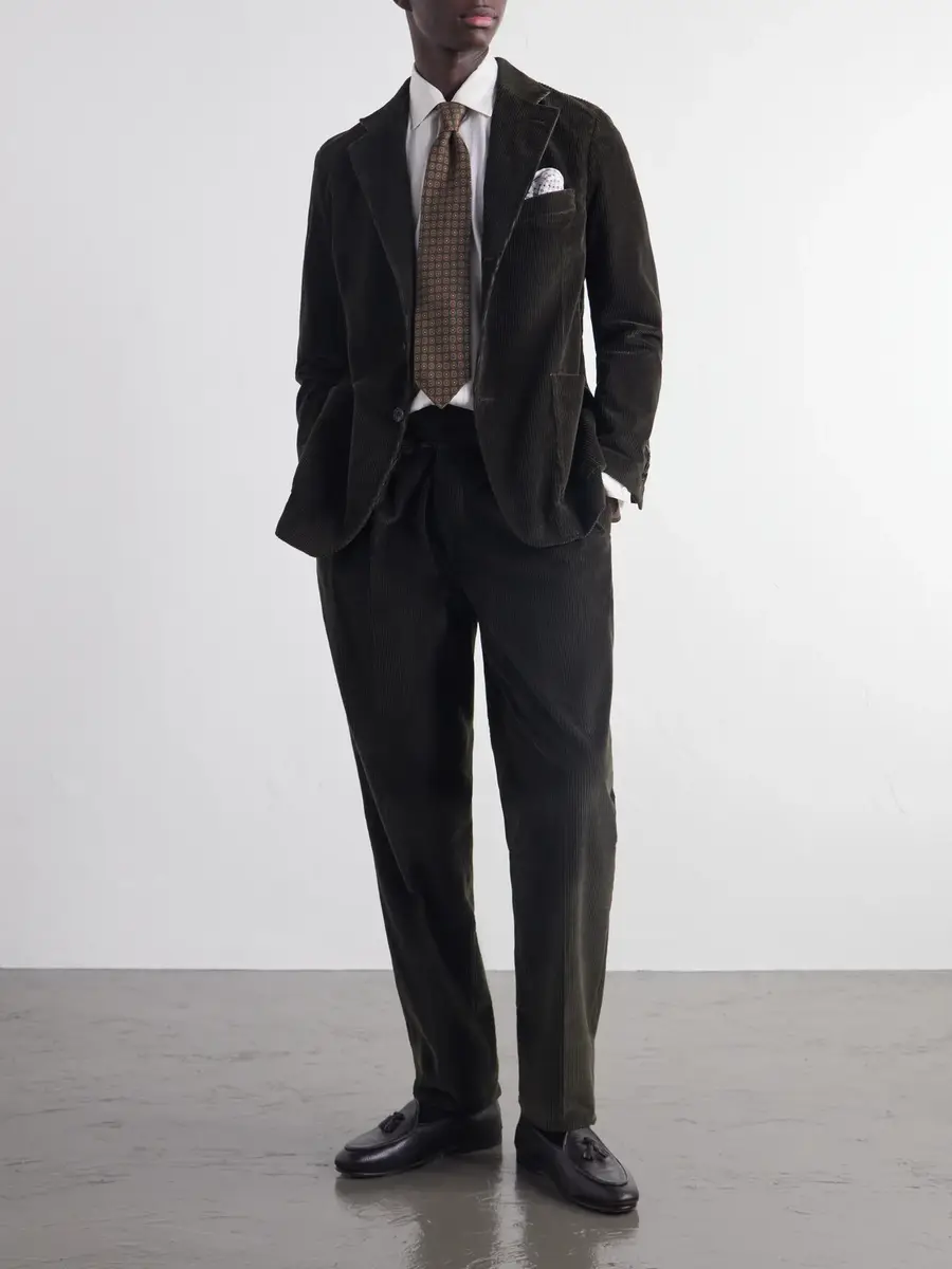 Rubinacci Darted Cotton-Corduroy Suit Jacket - Men | Thumbnail 2