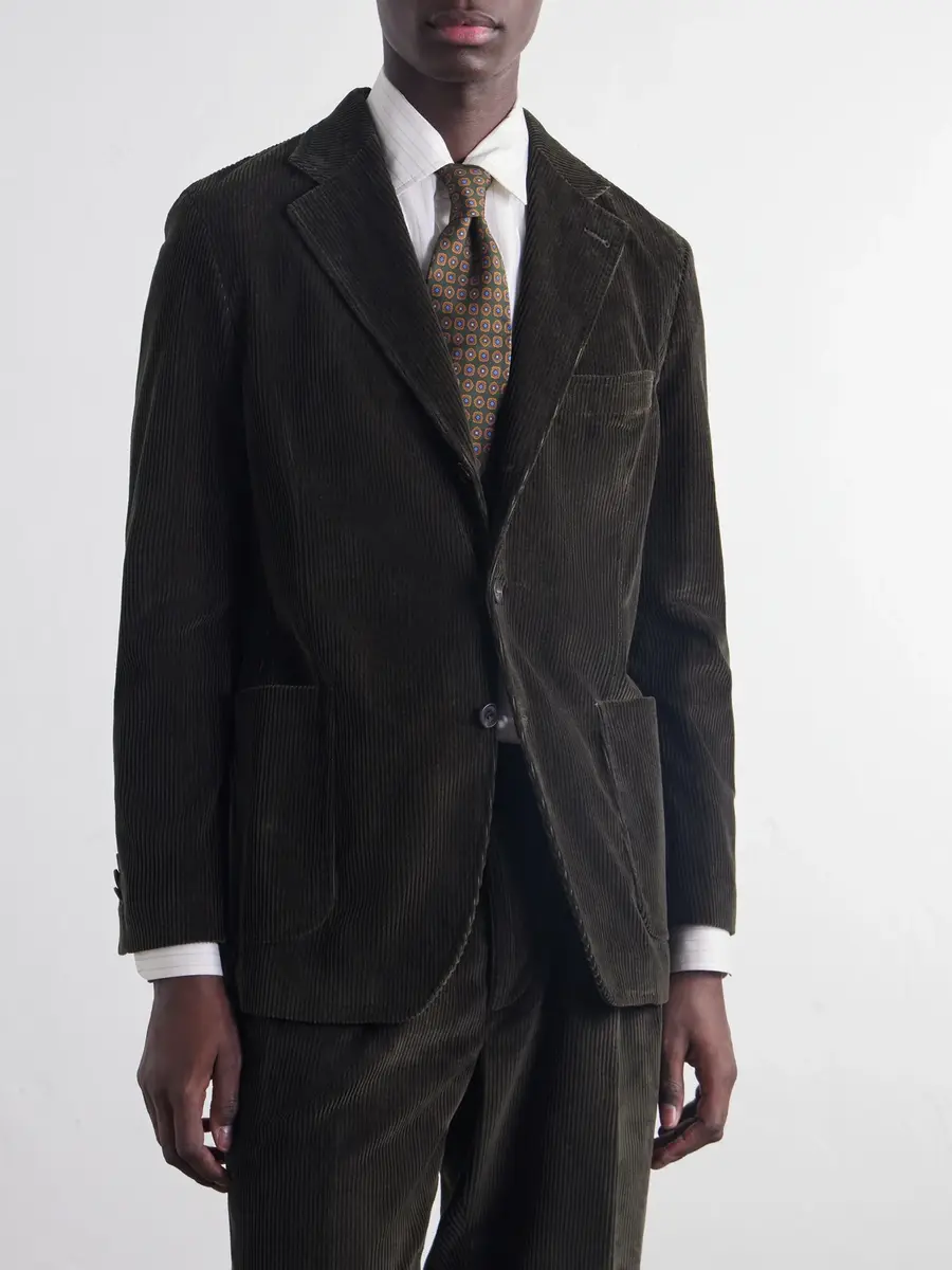 Rubinacci Darted Cotton-Corduroy Suit Jacket - Men | Thumbnail 3