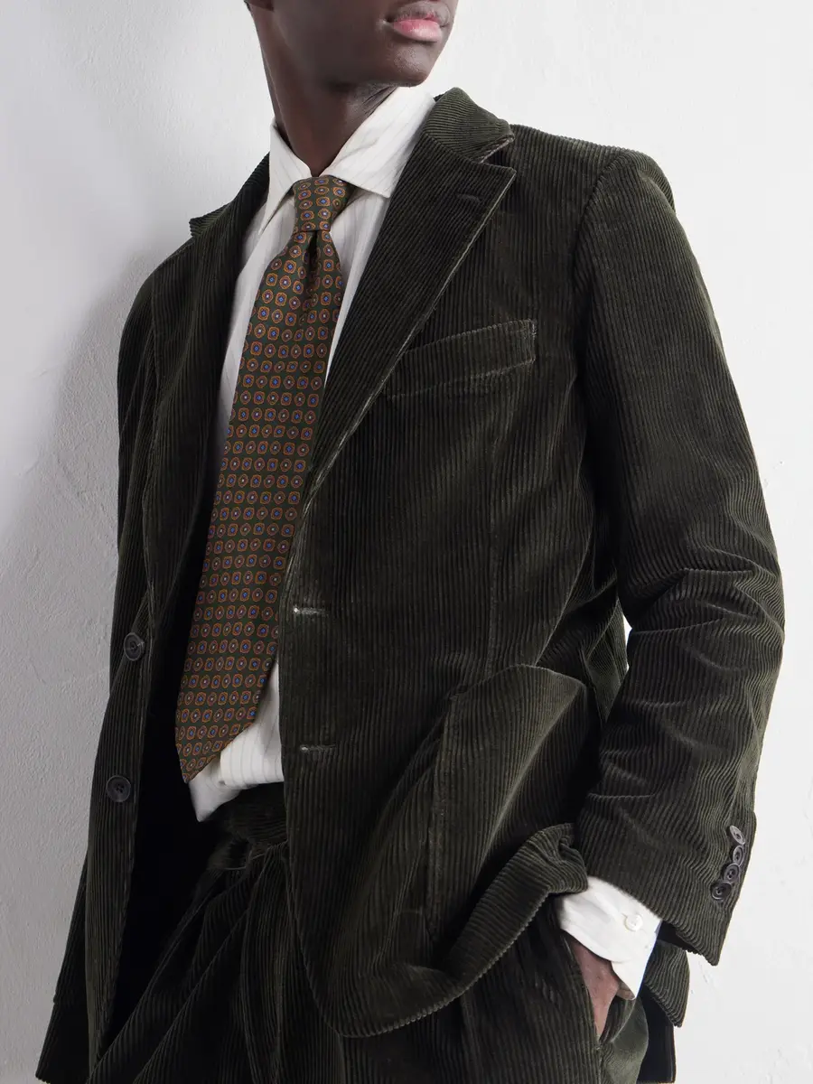 Rubinacci Darted Cotton-Corduroy Suit Jacket - Men | Thumbnail 5