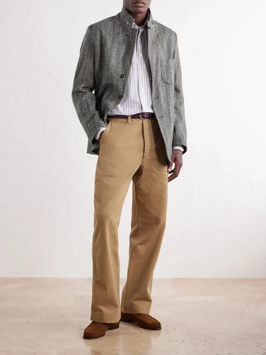 Drake's Western Games Mélange Virgin Wool-Tweed Blazer - Men | Thumbnail 2 Drake's Western Games Mélange Virgin Wool-Tweed Blazer - Men | Thumbnail 2
