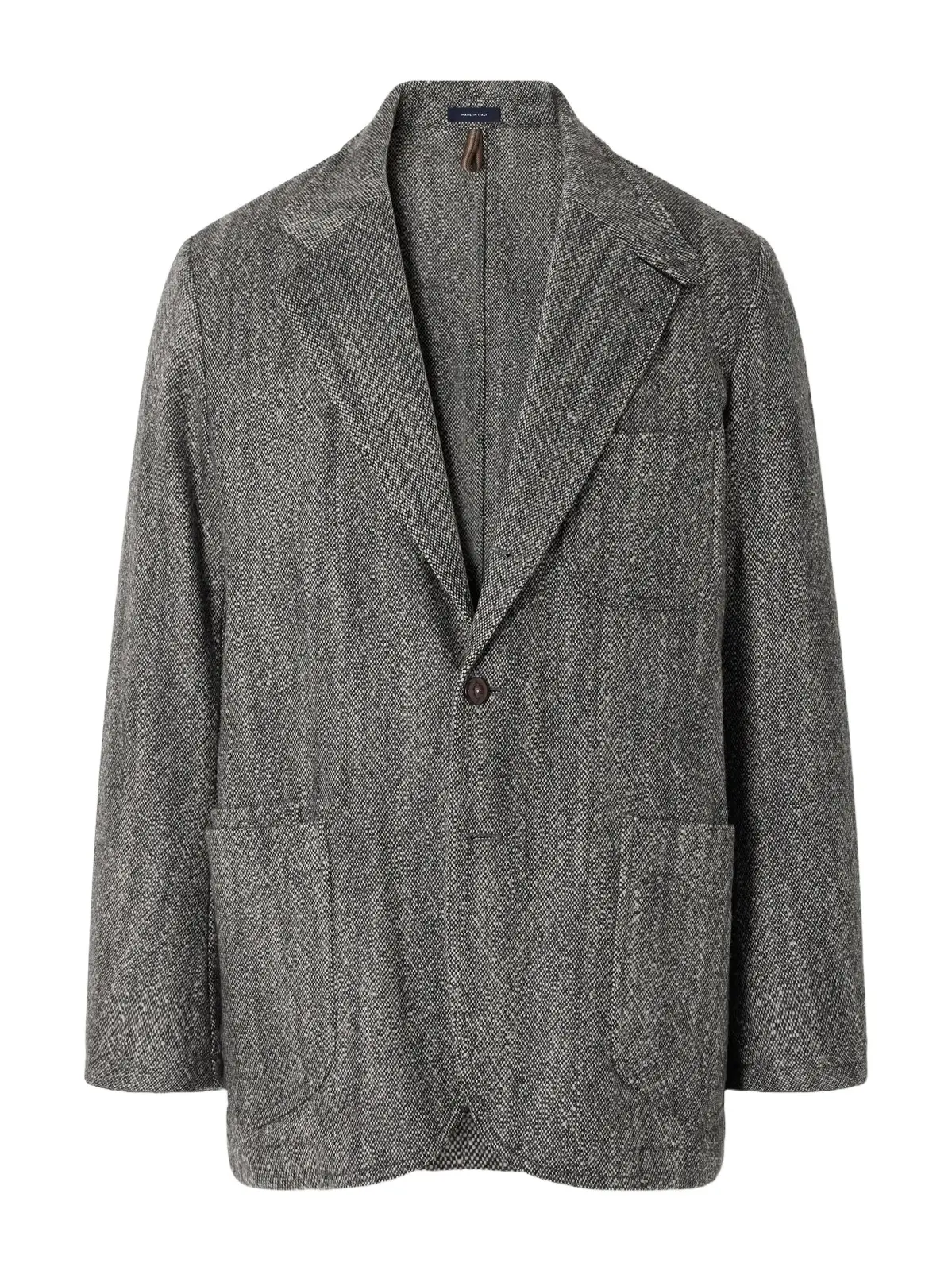 Drake's Western Games Mélange Virgin Wool-Tweed Blazer - Men