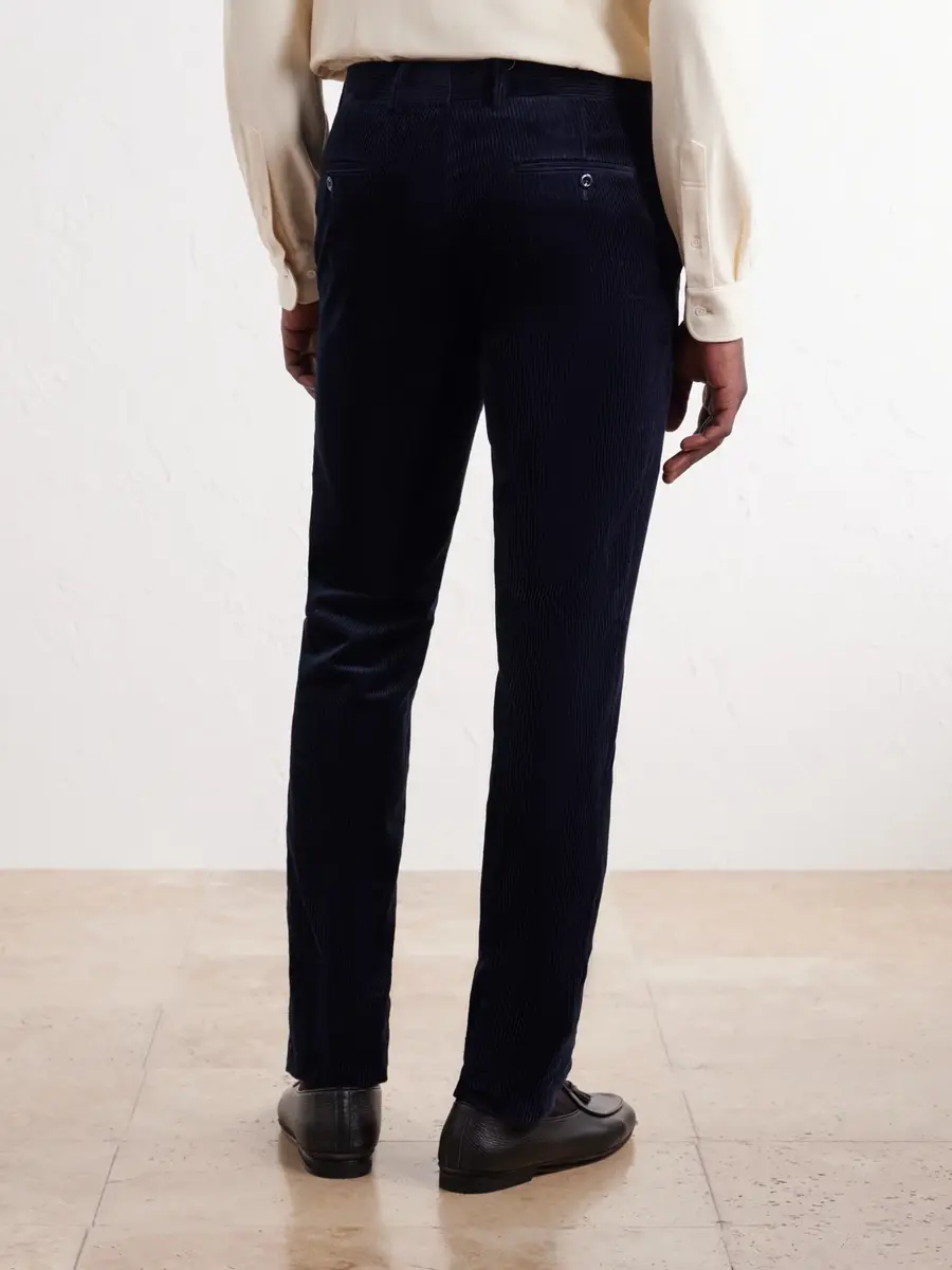 Rubinacci Modaluca Tapered Cotton-Corduroy Trousers - Men | Thumbnail 4 Rubinacci Modaluca Tapered Cotton-Corduroy Trousers - Men | Thumbnail 4