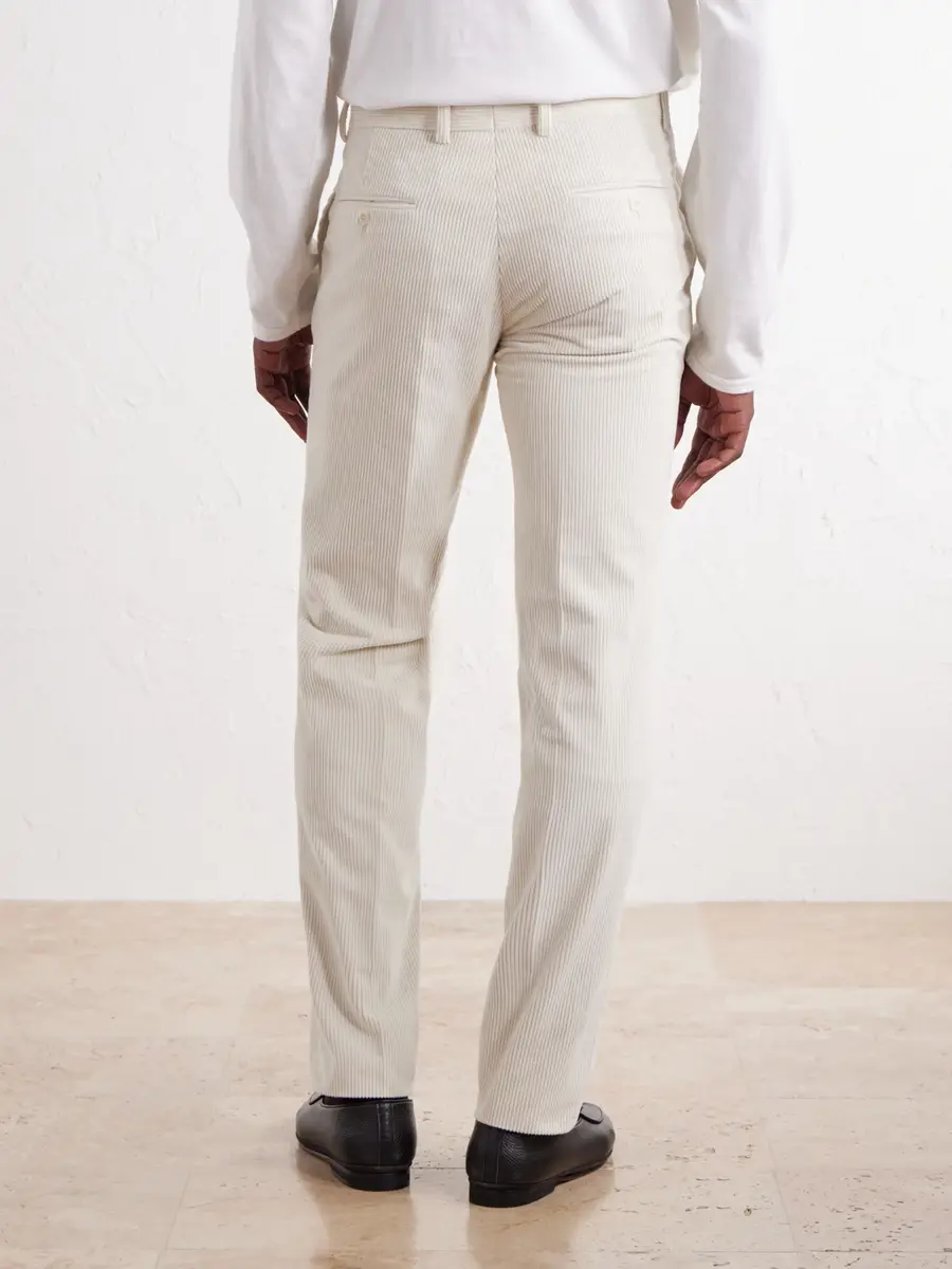 Rubinacci Modaluca Tapered Cotton-Corduroy Trousers - Men | Thumbnail 4 Rubinacci Modaluca Tapered Cotton-Corduroy Trousers - Men | Thumbnail 4