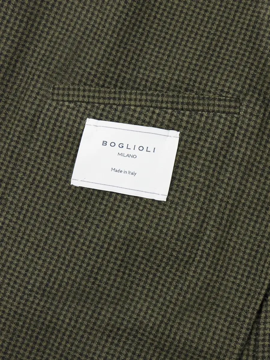 Boglioli Double-Breasted Houndstooth Virgin Wool-Flannel Blazer - Men | Thumbnail 6 Boglioli Double-Breasted Houndstooth Virgin Wool-Flannel Blazer - Men | Thumbnail 6