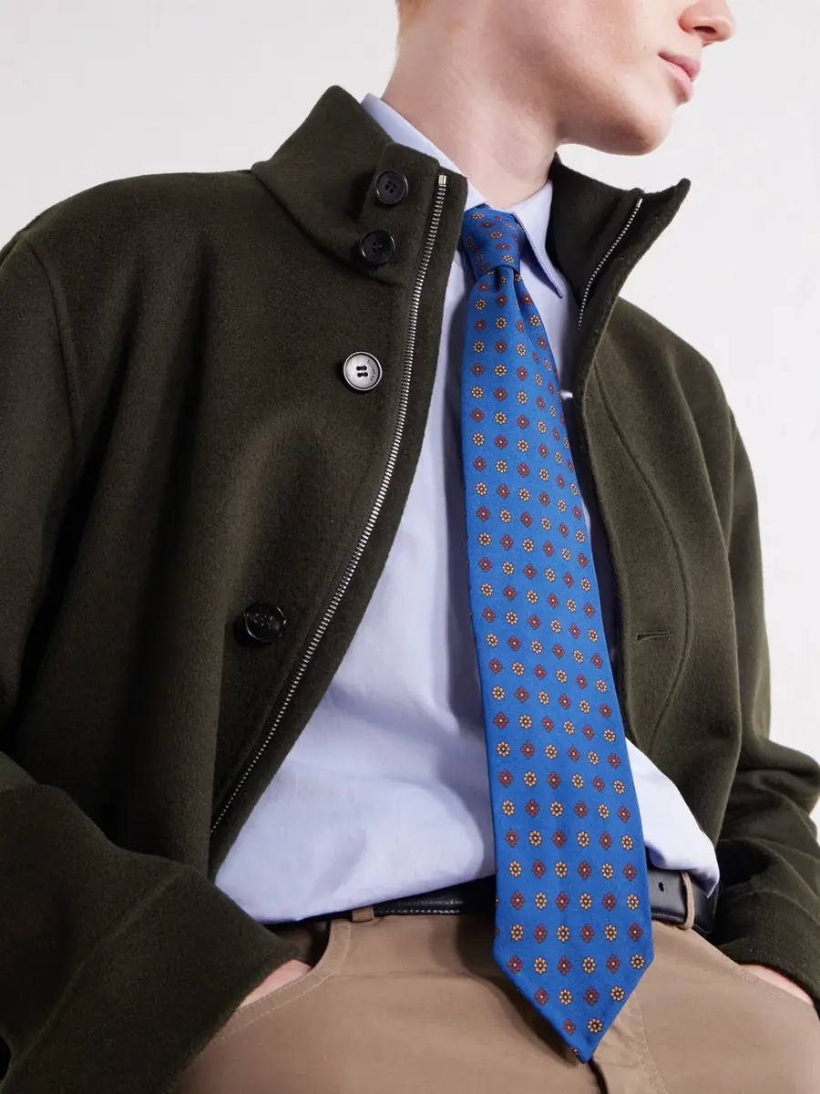 Rubinacci 8cm Printed Silk-Twill Tie - Men | Thumbnail 3 Rubinacci 8cm Printed Silk-Twill Tie - Men | Thumbnail 3