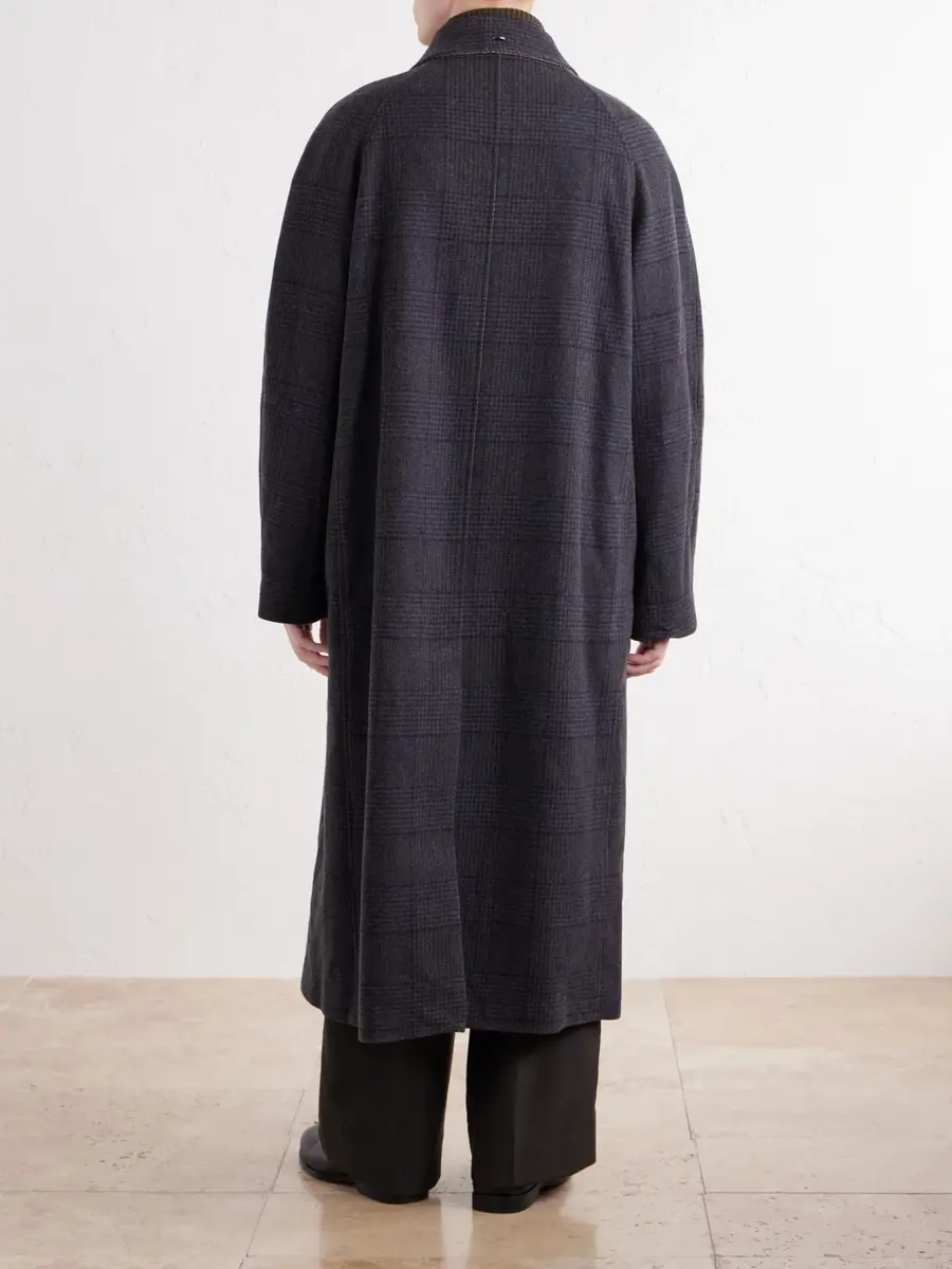 Our Legacy Collapse Prince of Wales Virgin Wool-Twill Coat - Men | Thumbnail 4