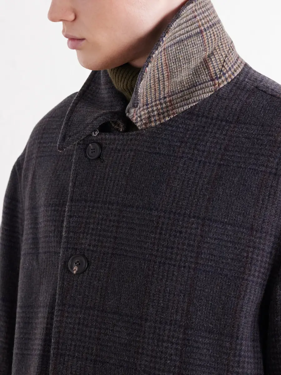 Our Legacy Collapse Prince of Wales Virgin Wool-Twill Coat - Men | Thumbnail 5