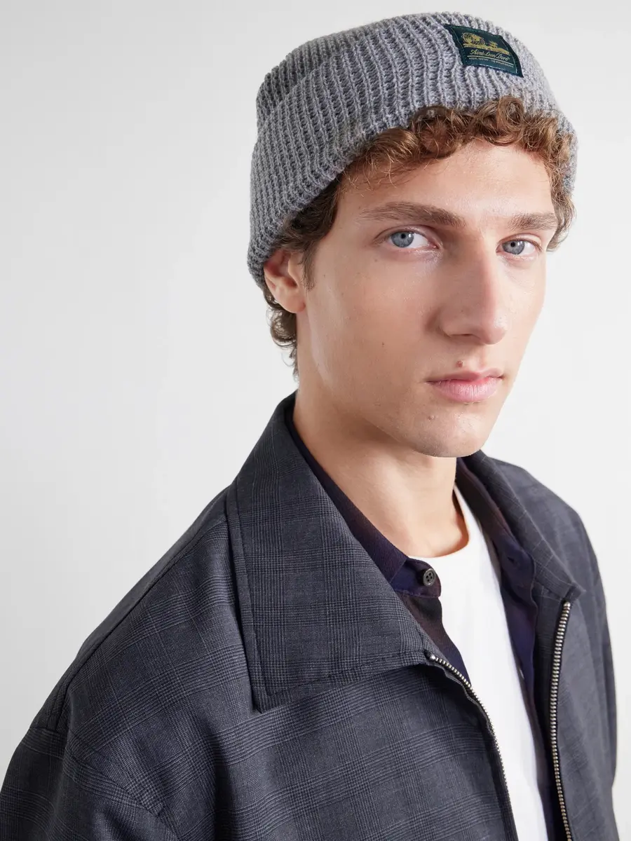 Aimé Leon Dore Logo-Appliquéd Waffle-Knit Beanie - Men | Thumbnail 2