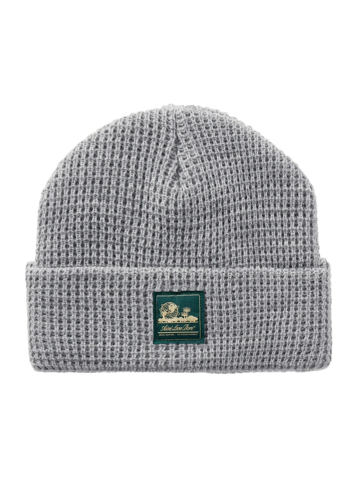 Aimé Leon Dore Logo-Appliquéd Waffle-Knit Beanie - Men