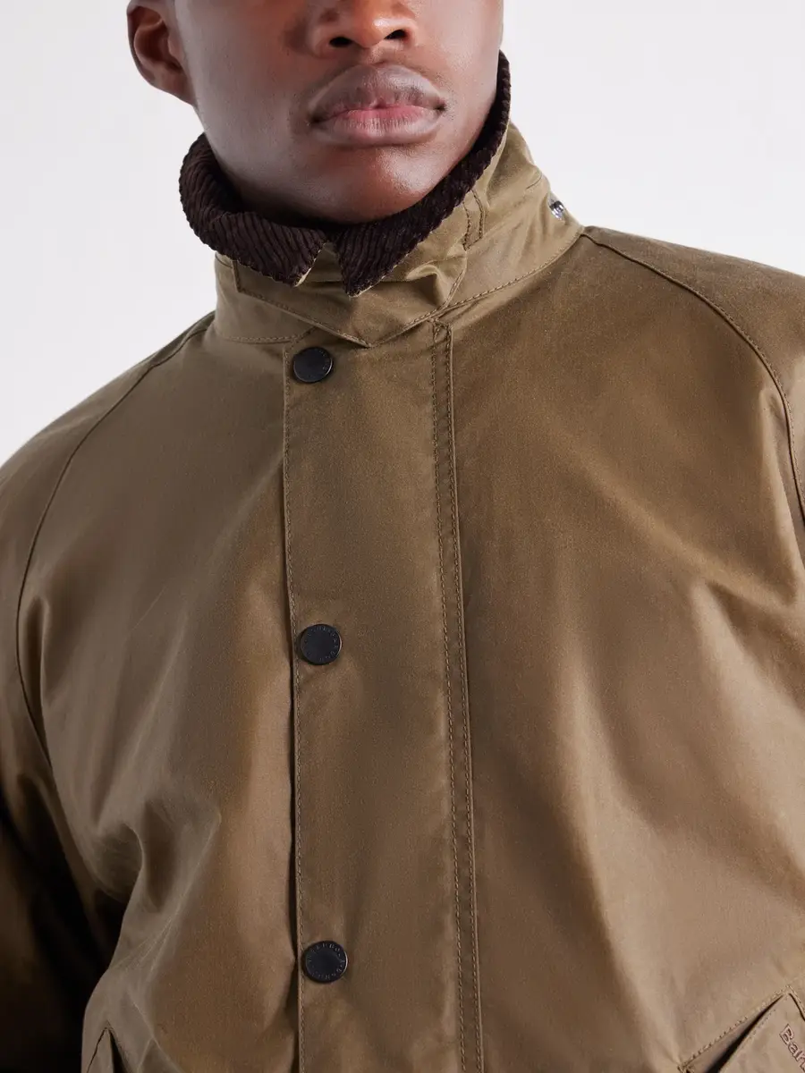 Barbour Transport Corduroy-Trimmed Waxed-Cotton Blouson Jacket - Men | Thumbnail 6 Barbour Transport Corduroy-Trimmed Waxed-Cotton Blouson Jacket - Men | Thumbnail 6
