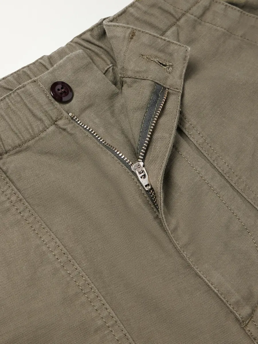 Drake's Straight-Leg Drawstring Cotton-Twill Trousers - Men | Thumbnail 6 Drake's Straight-Leg Drawstring Cotton-Twill Trousers - Men | Thumbnail 6