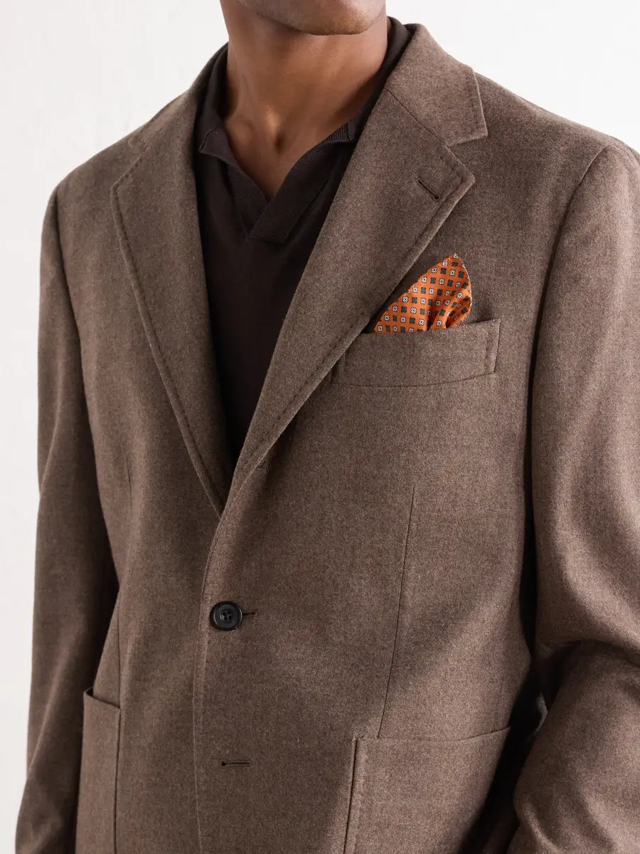 Rubinacci Virgin Wool-Flannel Suit Jacket - Men | Thumbnail 5 Rubinacci Virgin Wool-Flannel Suit Jacket - Men | Thumbnail 5