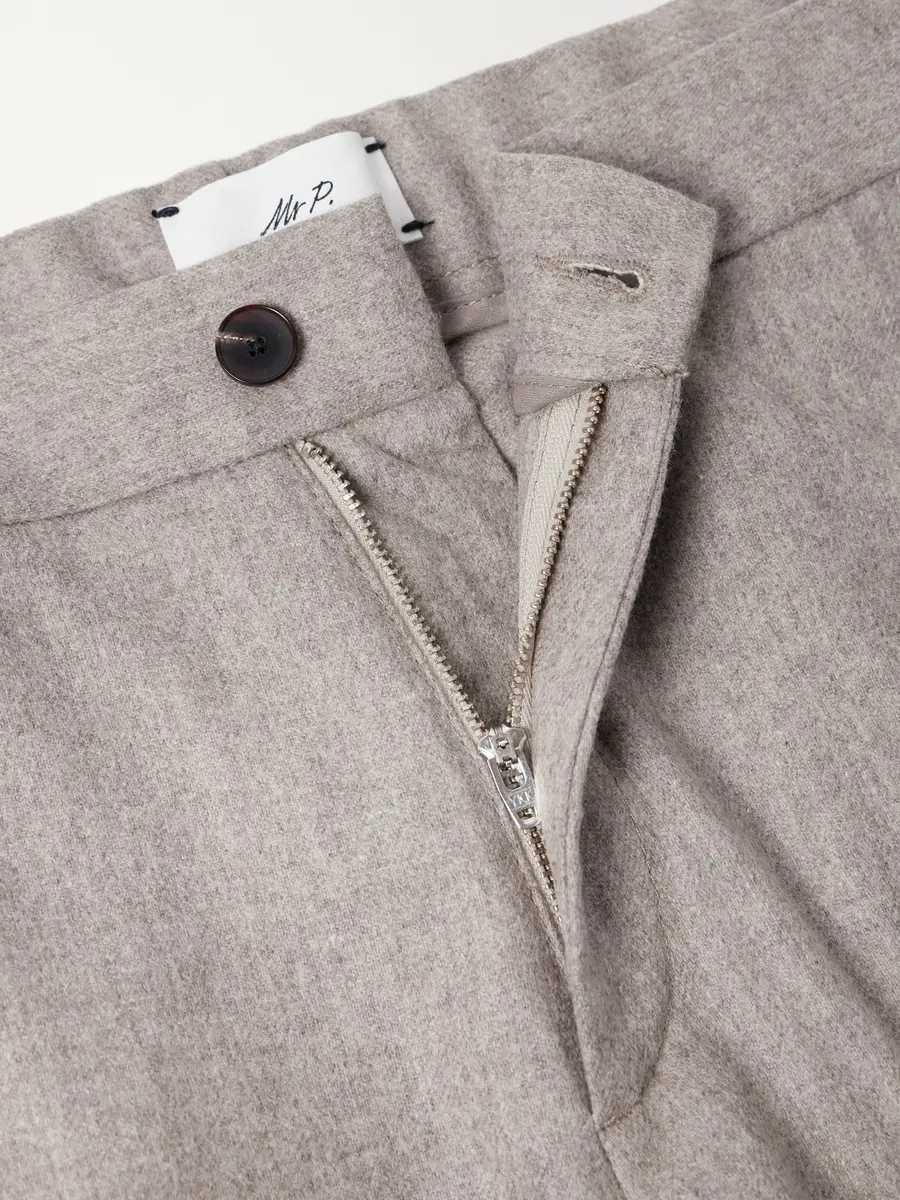 MR P. Straight-Leg Wool-Blend Flannel Trousers - Men | Thumbnail 6
