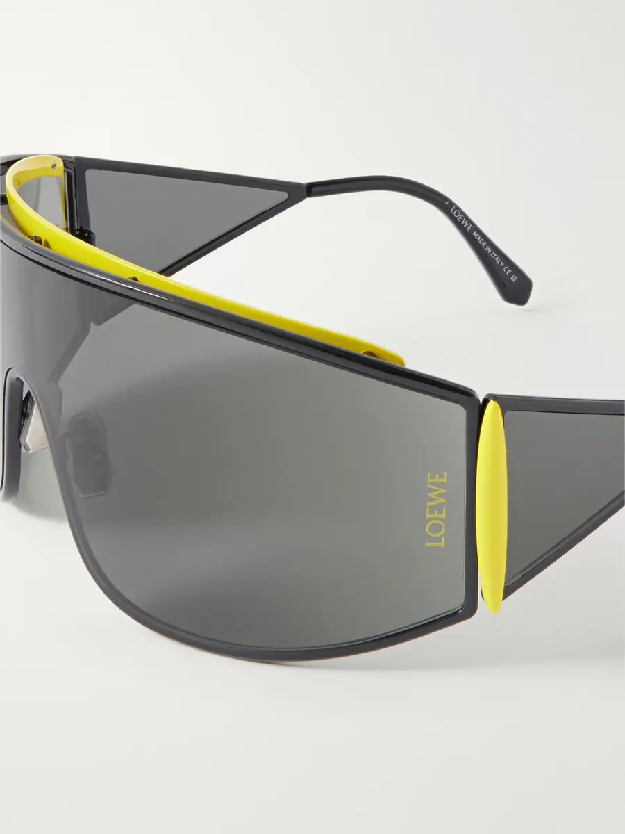 Loewe Speed Shield Aviator-Style Metal Sunglasses - Men | Thumbnail 3 Loewe Speed Shield Aviator-Style Metal Sunglasses - Men | Thumbnail 3