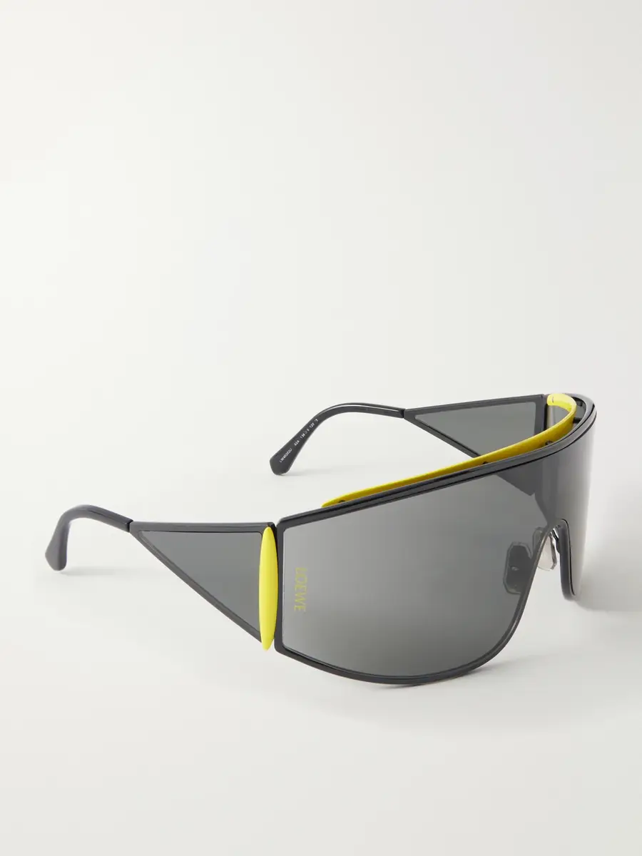Loewe Speed Shield Aviator-Style Metal Sunglasses - Men | Thumbnail 4 Loewe Speed Shield Aviator-Style Metal Sunglasses - Men | Thumbnail 4