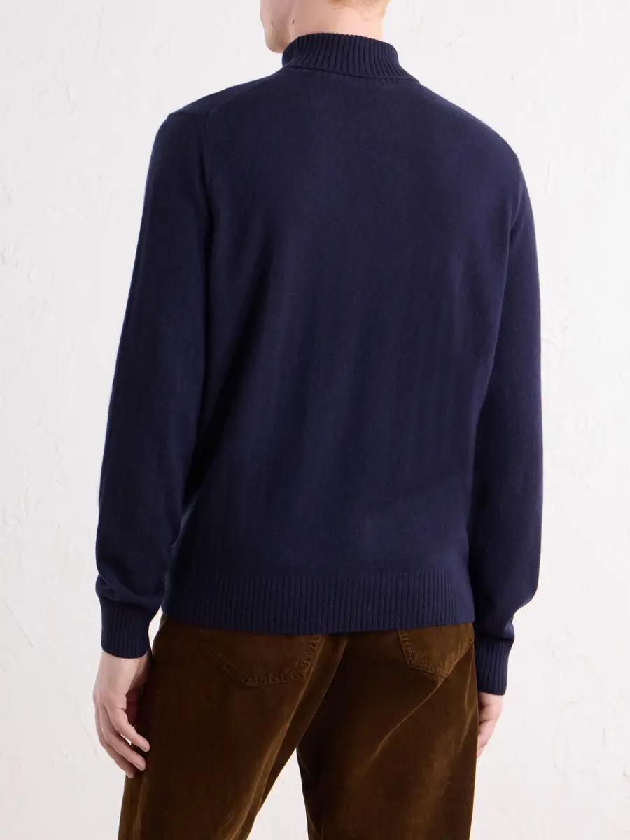 Rubinacci Cashmere Rollneck Sweater - Men | Thumbnail 4 Rubinacci Cashmere Rollneck Sweater - Men | Thumbnail 4