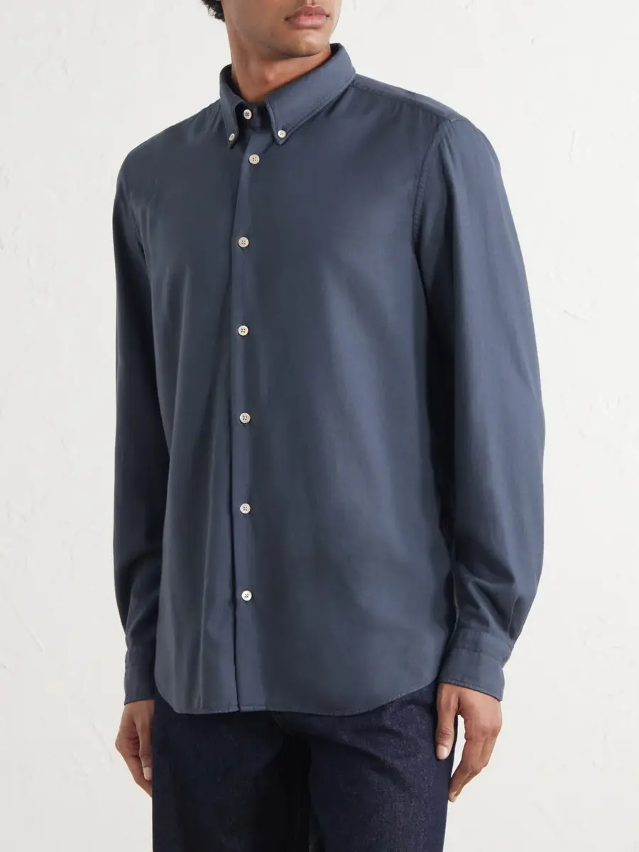 Boglioli Button-Down Collar Twill Shirt - Men | Thumbnail 3