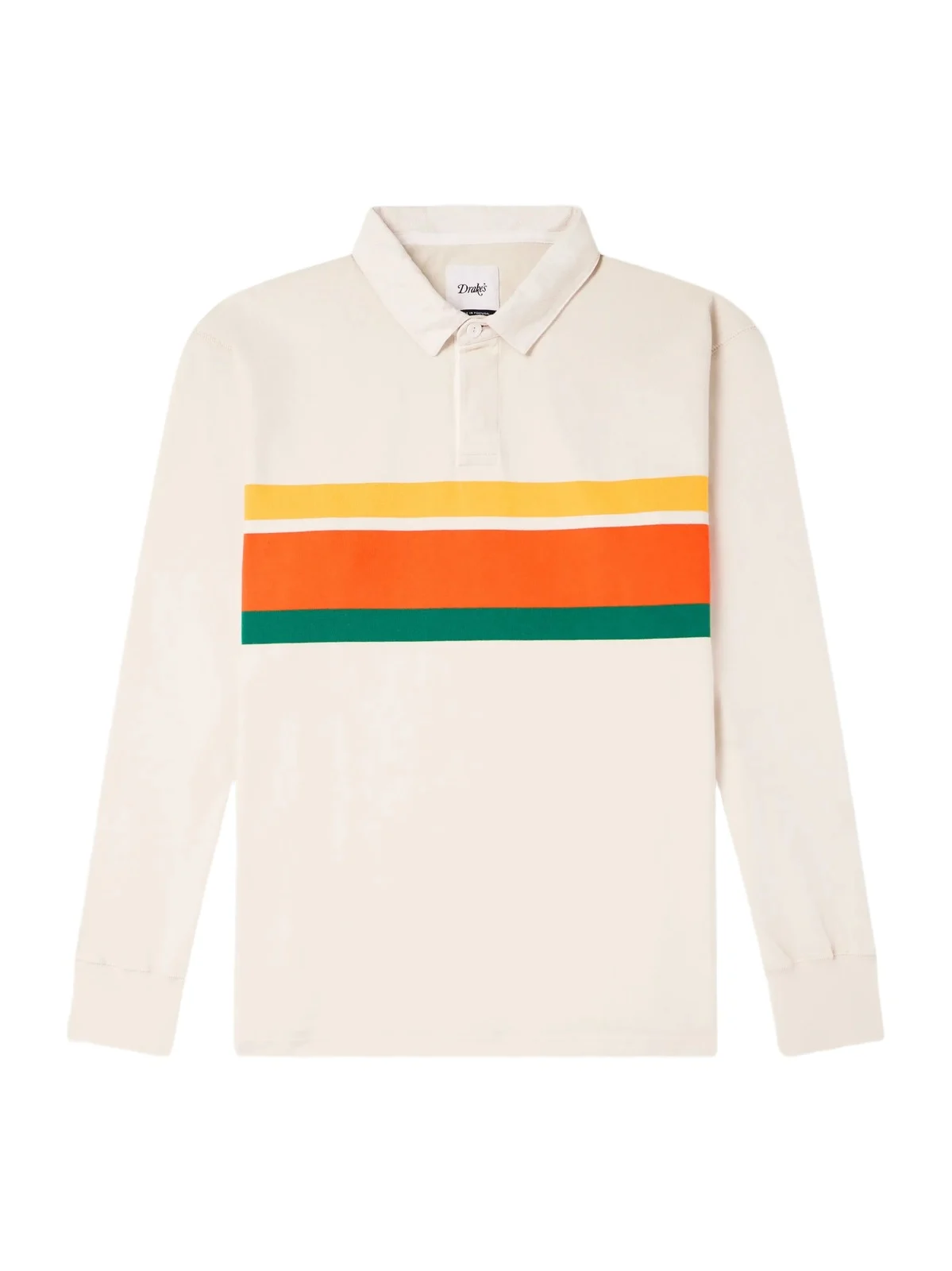 Drake's Striped Cotton-Jersey Polo shirt - Men