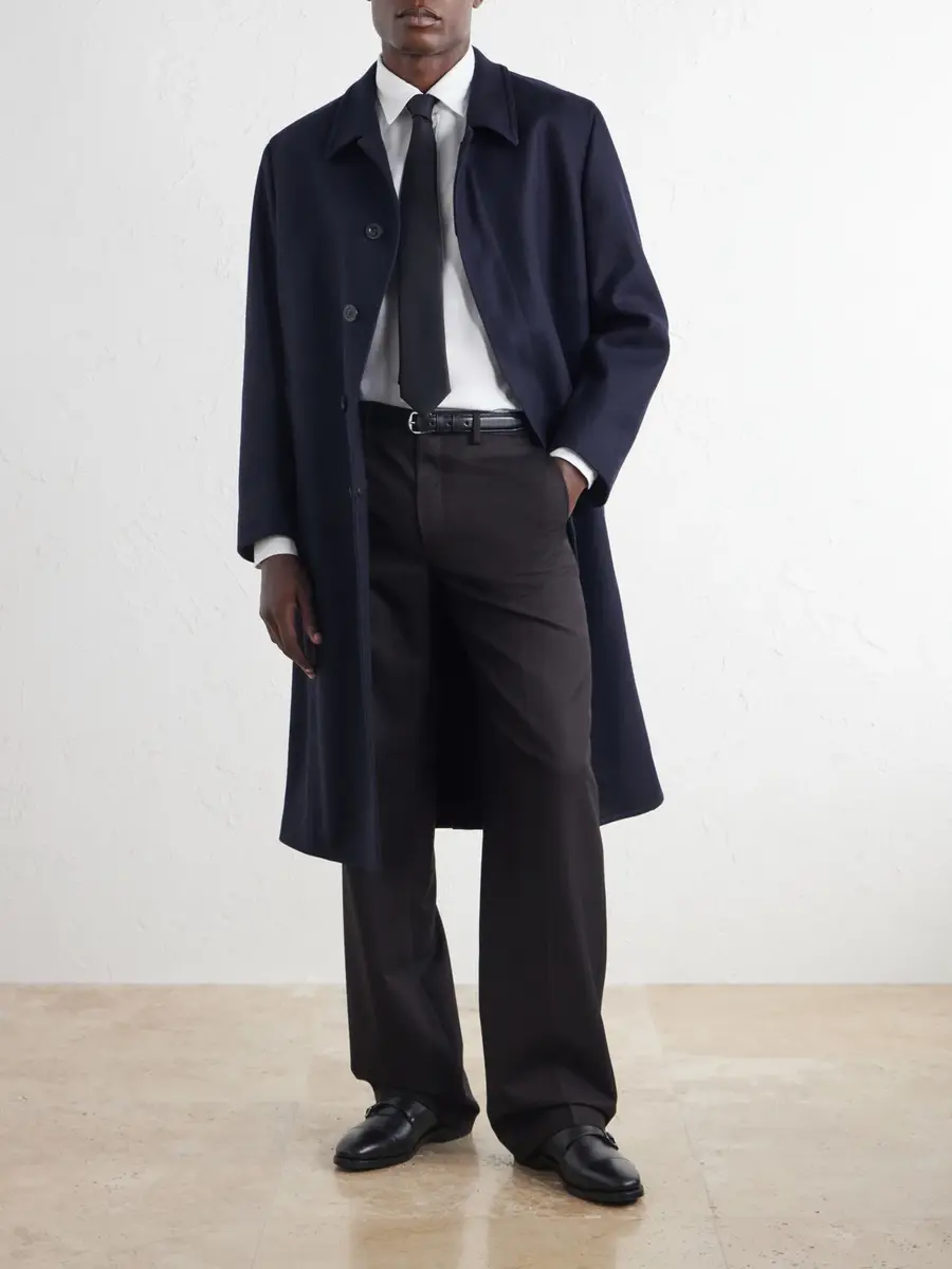 Boglioli Wool-Blend Felt Coat - Men | Thumbnail 2 Boglioli Wool-Blend Felt Coat - Men | Thumbnail 2