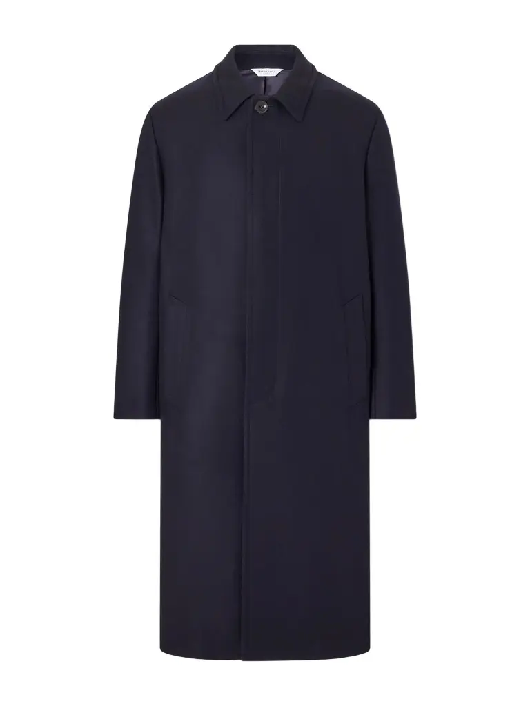 Wool-Blend Felt Coat - Men
