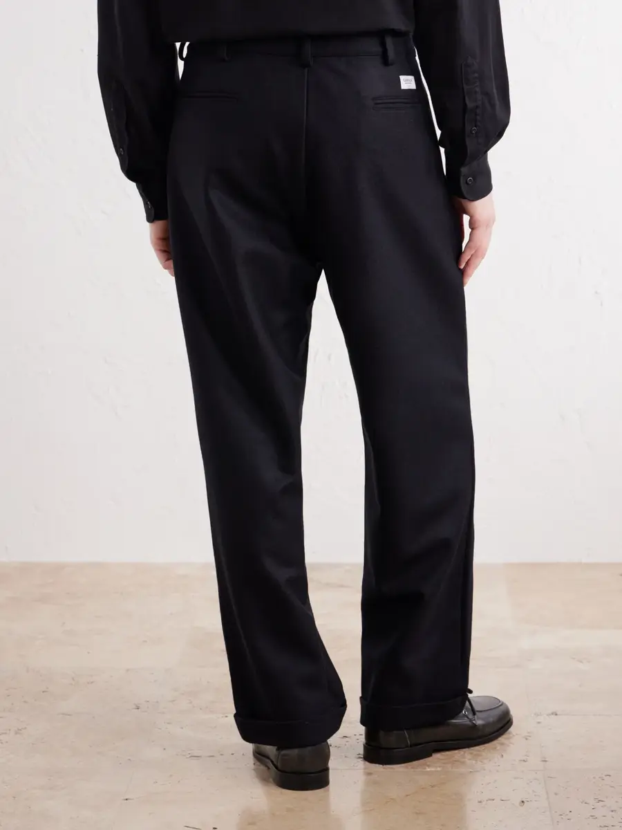 Ghiaia Cashmere Straight-Leg Pleated Wool-Flannel Trousers - Men | Thumbnail 4 Ghiaia Cashmere Straight-Leg Pleated Wool-Flannel Trousers - Men | Thumbnail 4