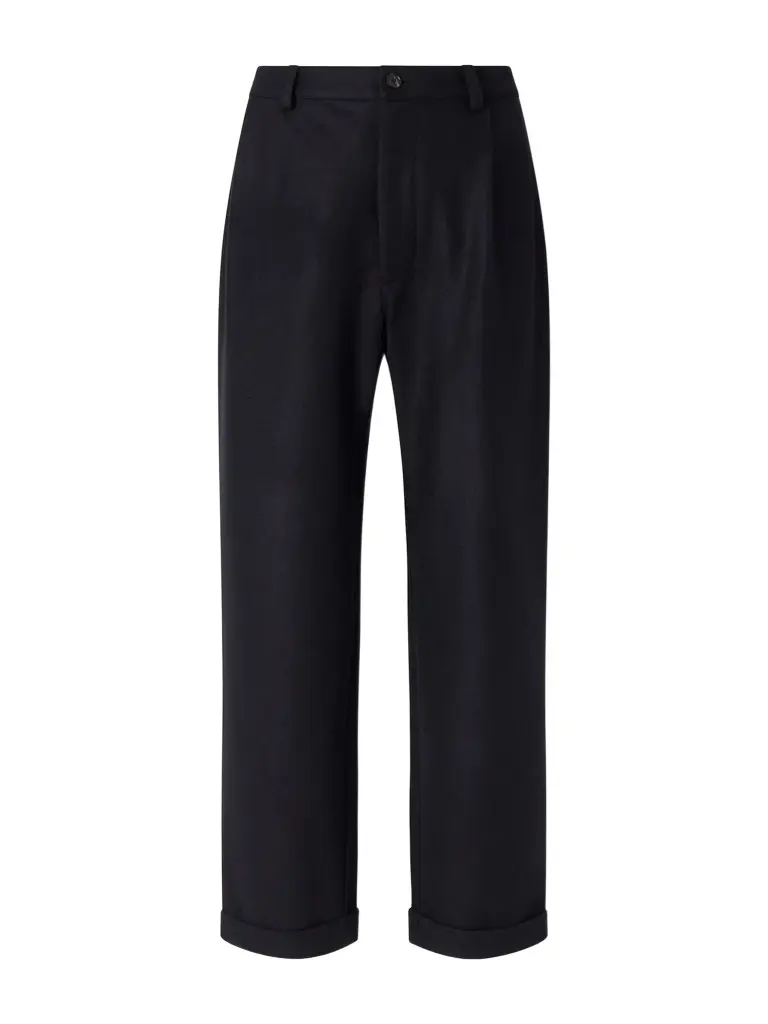 Ghiaia Cashmere Straight-Leg Pleated Wool-Flannel Trousers - Men