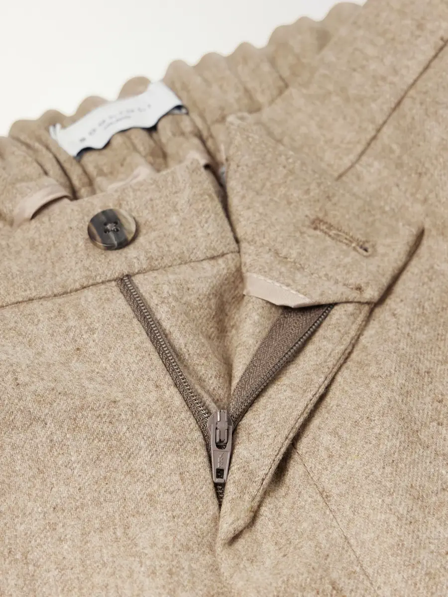 Boglioli Straight-Leg Virgin Wool-Flannel Suit Trousers - Men | Thumbnail 6 Boglioli Straight-Leg Virgin Wool-Flannel Suit Trousers - Men | Thumbnail 6